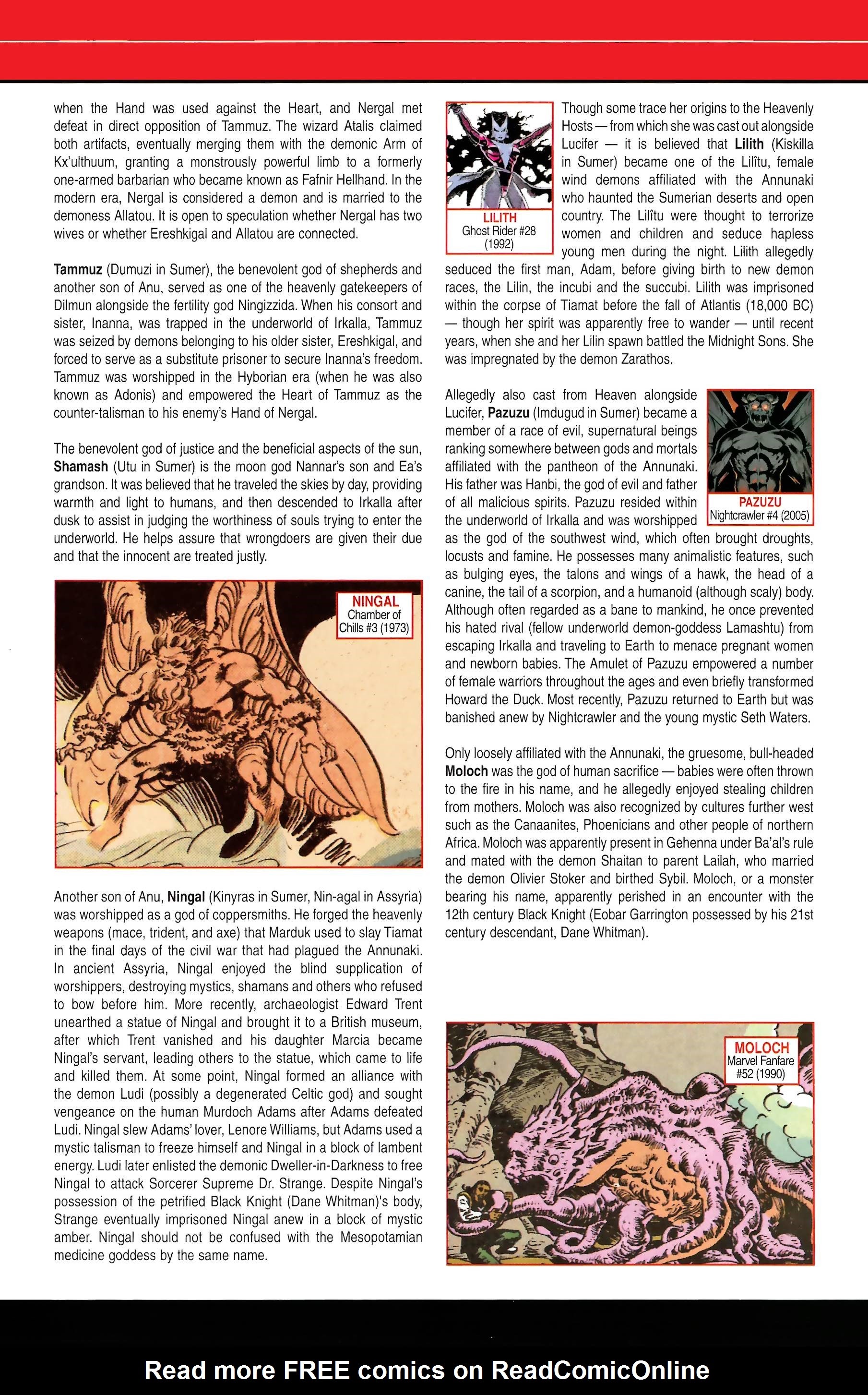 Read online Official Handbook of the Marvel Universe A to Z comic -  Issue # TPB 1 (Part 1) - 73