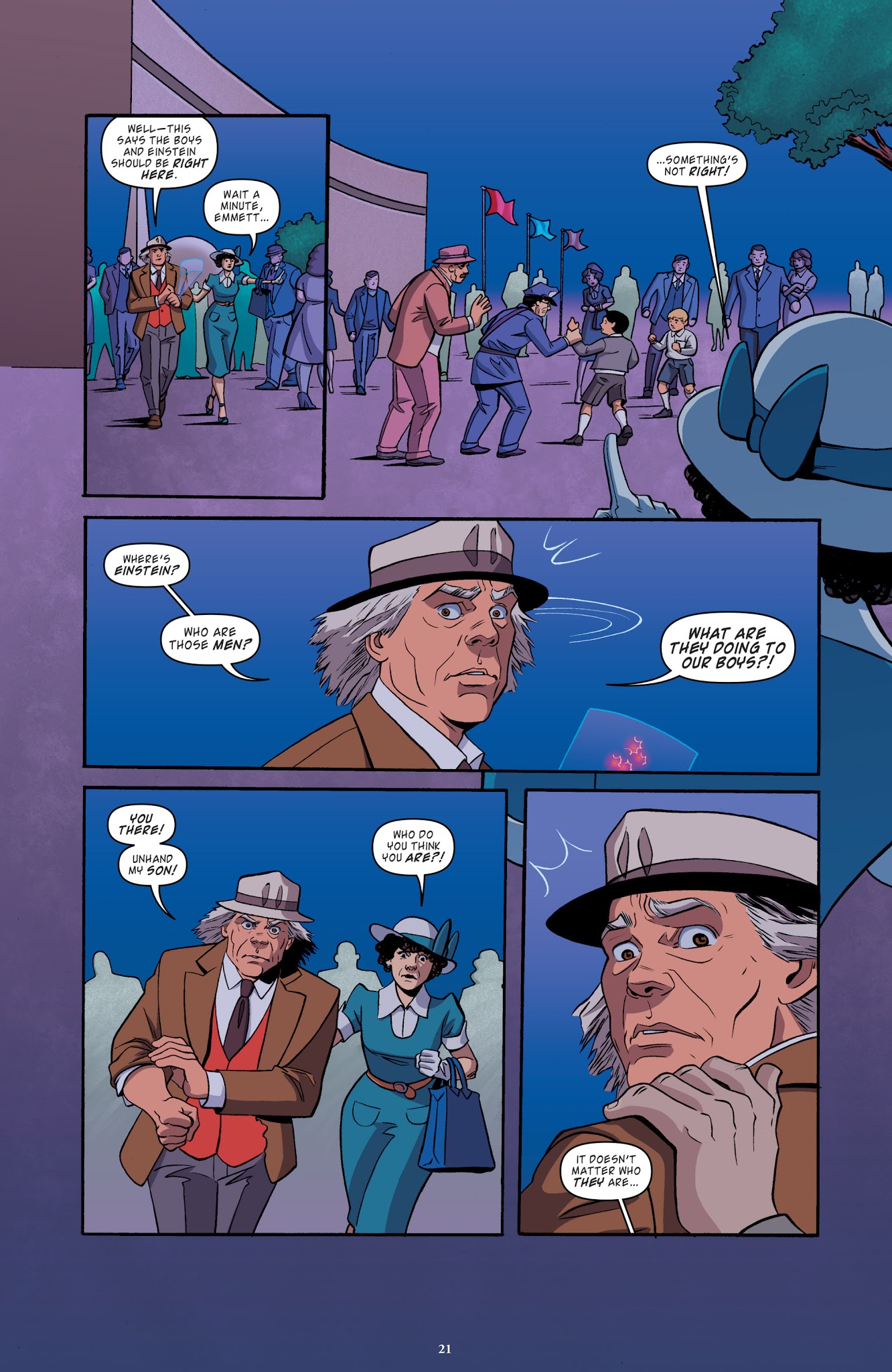 Read online Back to the Future: Tales from the Time Train comic -  Issue #4 - 23