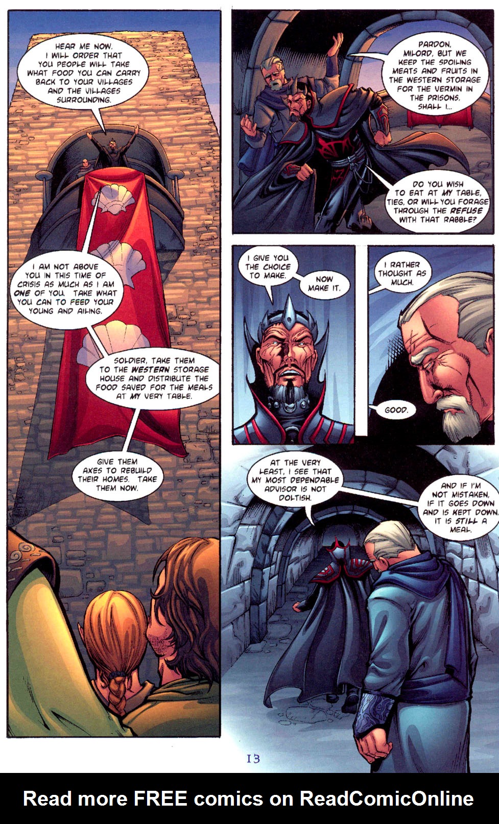 Read online Dungeons And Dragons: In The Shadow Of Dragons comic -  Issue #5 - 14
