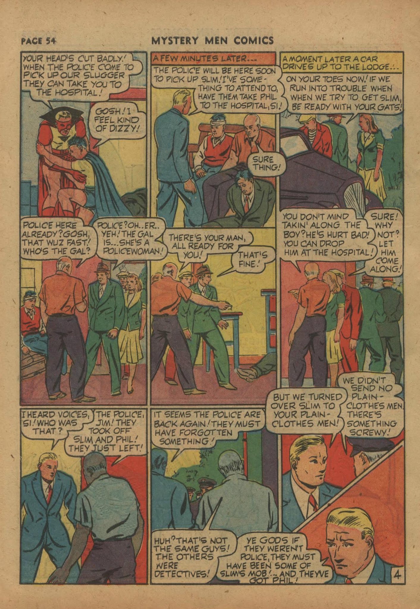 Read online Mystery Men Comics comic -  Issue #26 - 56