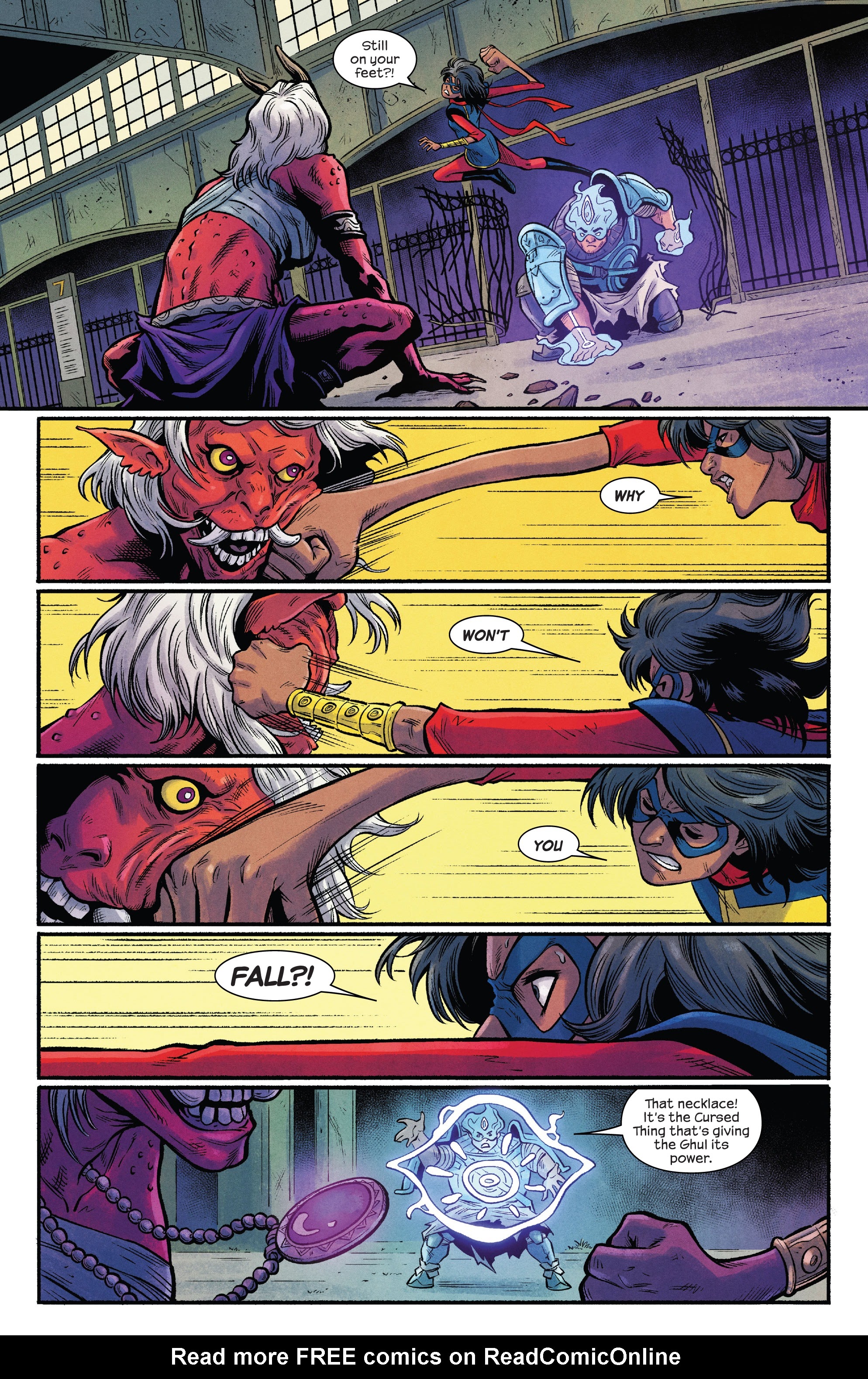 Read online Magnificent Ms. Marvel comic -  Issue #16 - 17