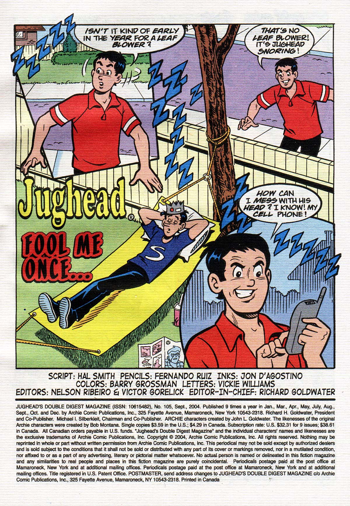 Read online Jughead's Double Digest Magazine comic -  Issue #105 - 2