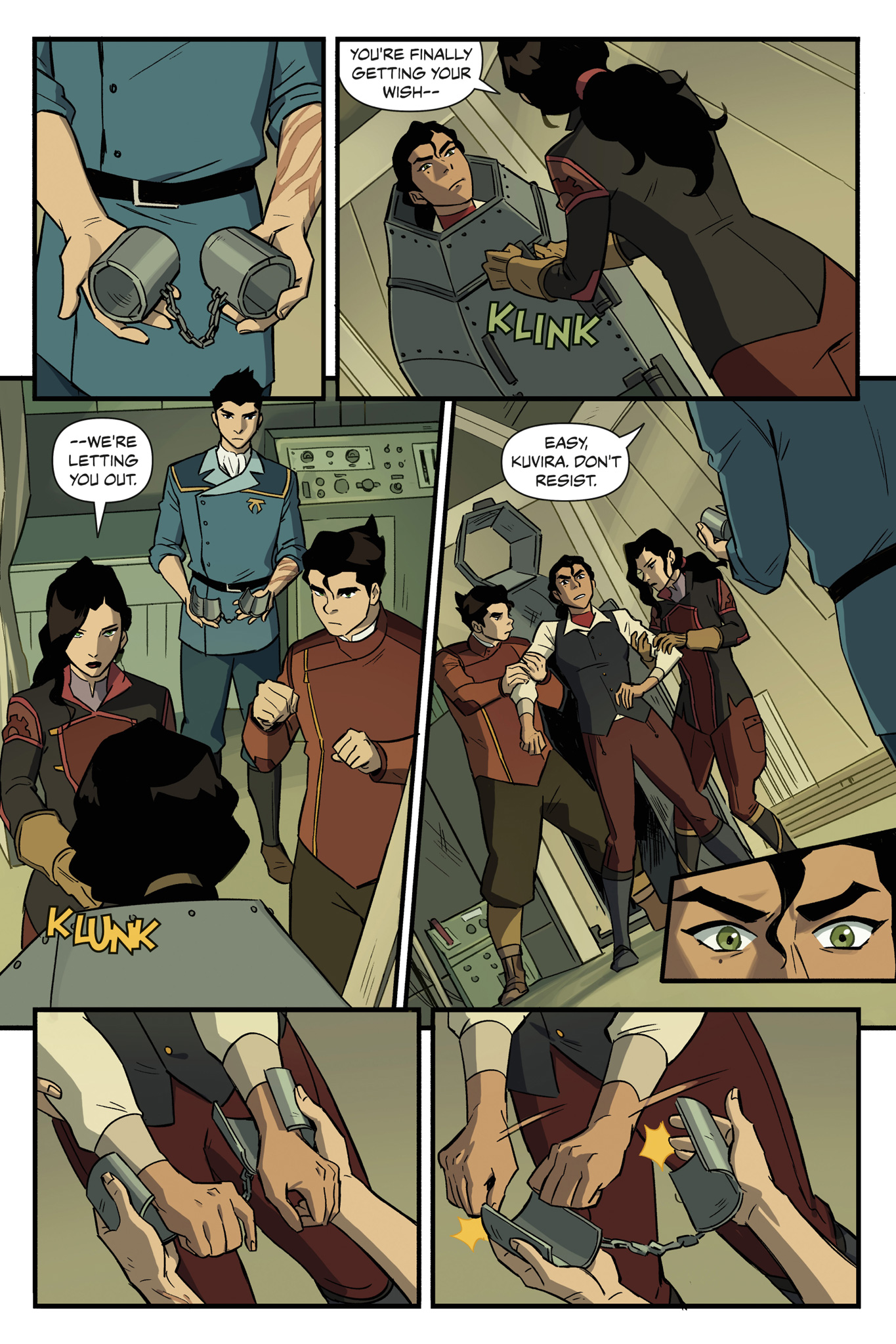 Read online Nickelodeon The Legend of Korra: Ruins of the Empire comic -  Issue # TPB 2 - 34
