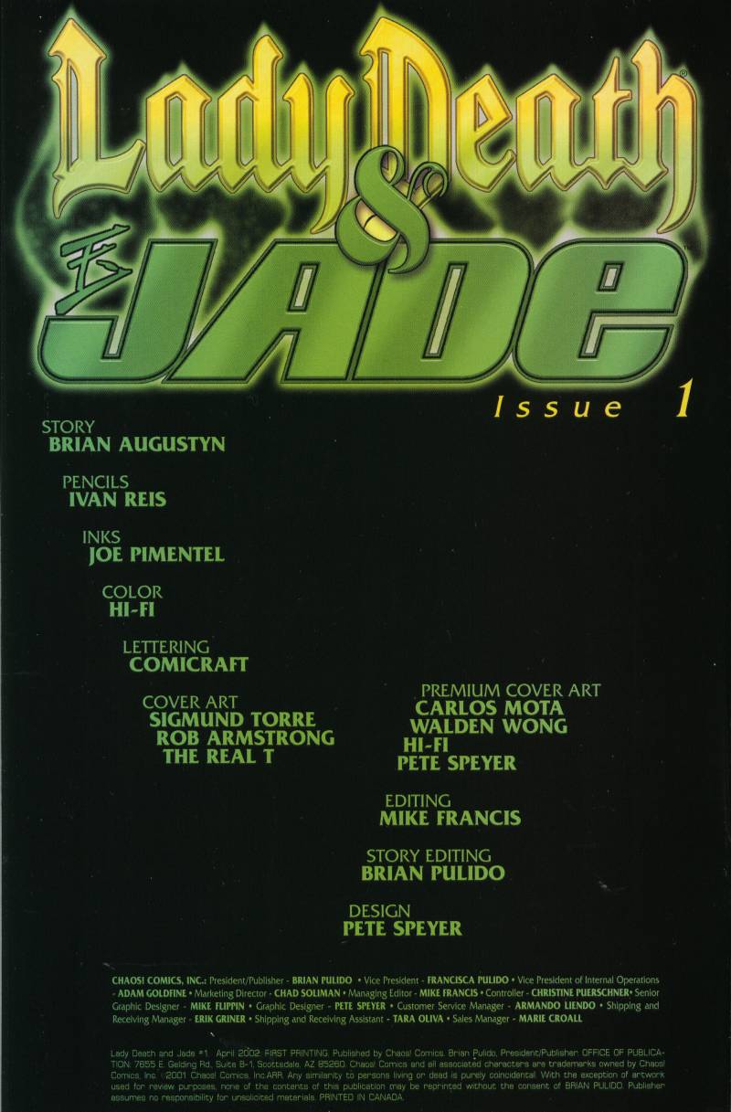 Read online Lady Death and Jade comic -  Issue # Full - 2