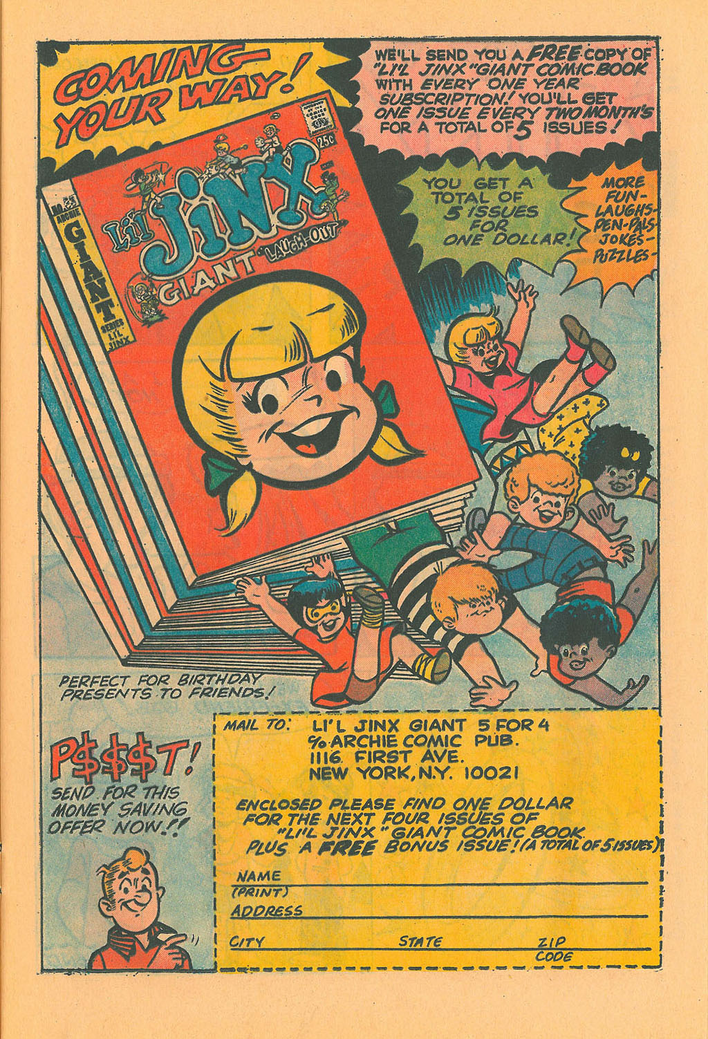 Read online Li'l Jinx Giant Laugh-Out comic -  Issue #42 - 17