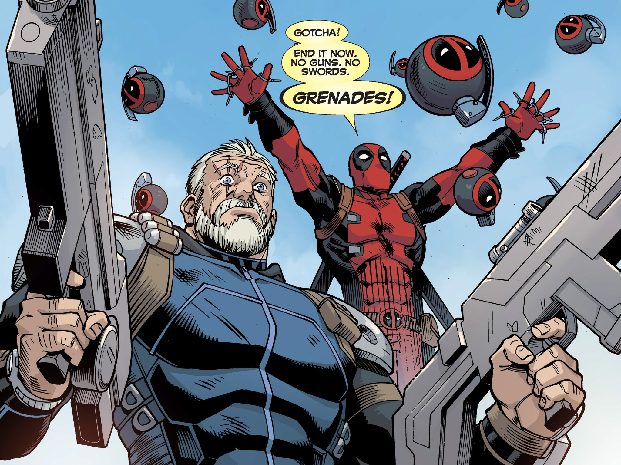 Read online Deadpool & Cable: Split Second Infinite Comic comic -  Issue #3 - 35