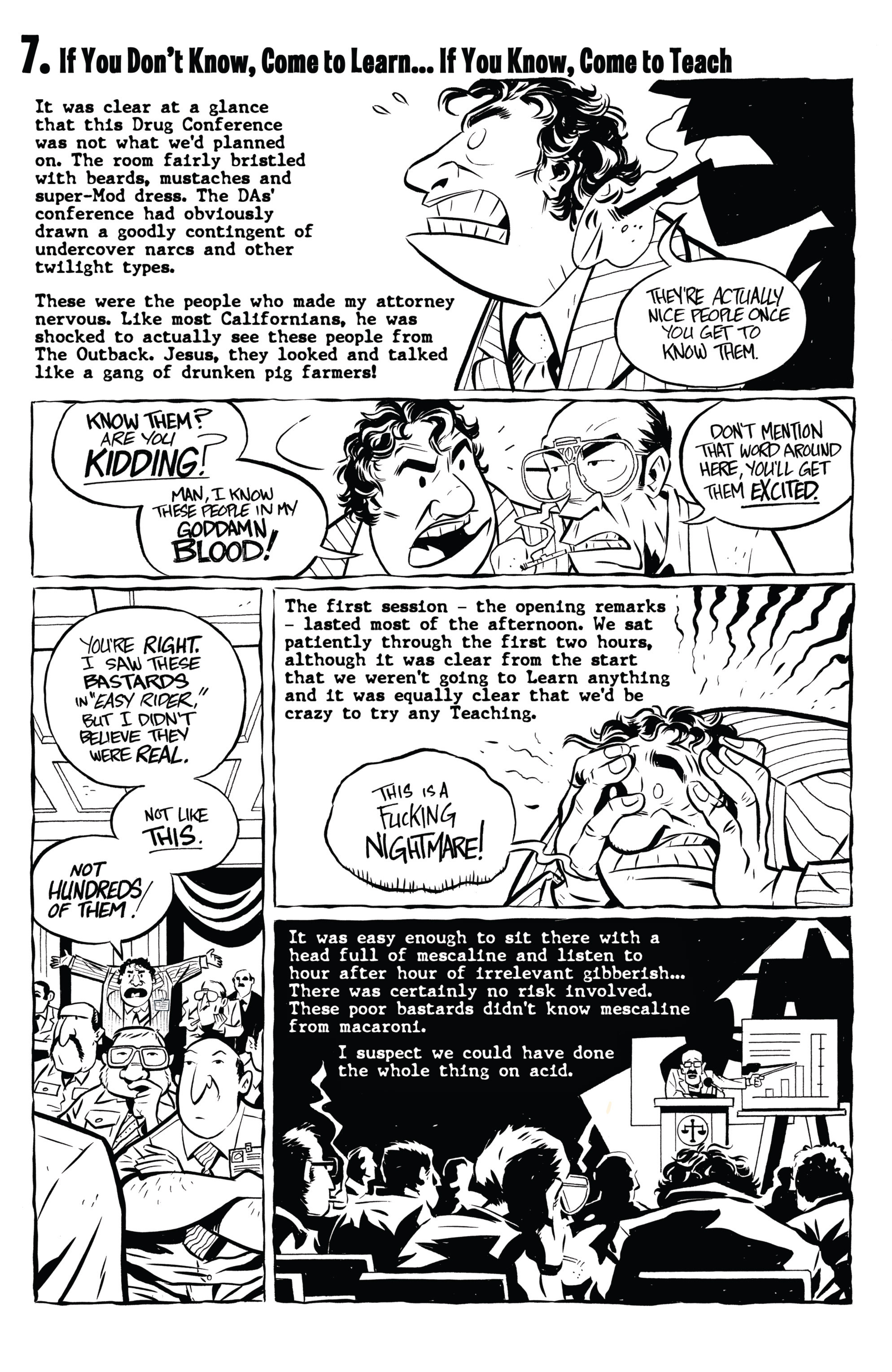 Read online Hunter S. Thompson's Fear and Loathing in Las Vegas comic -  Issue #4 - 6