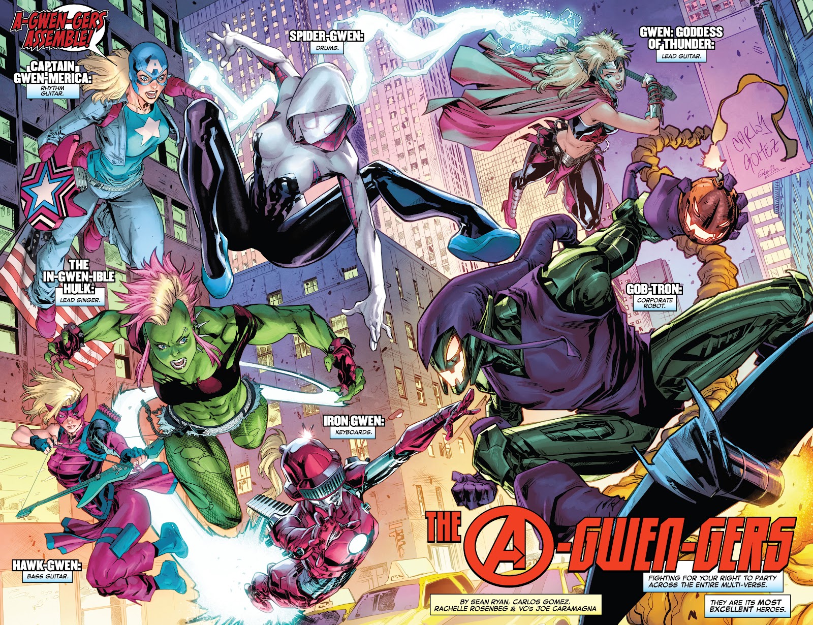 Гвен Стейси в первых комиксах