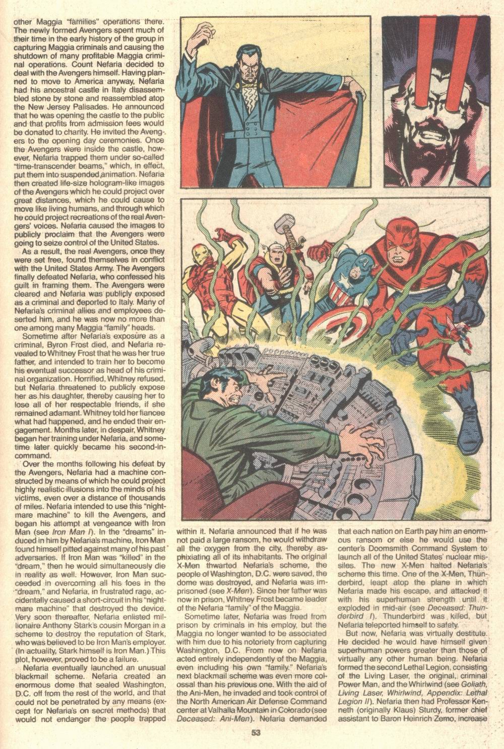 Read online The Official Handbook of the Marvel Universe Deluxe Edition comic -  Issue #16 - 55