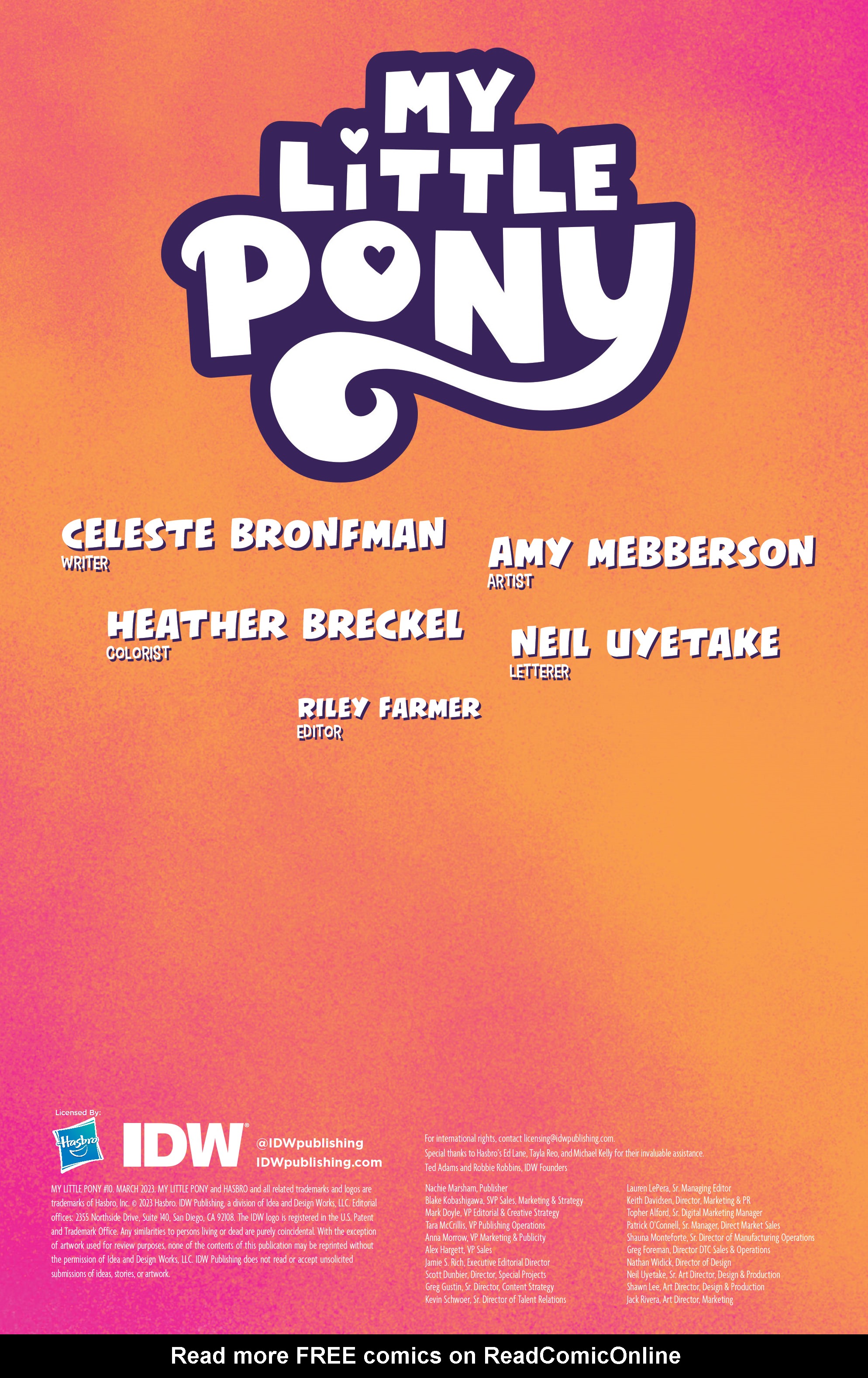 Read online My Little Pony comic -  Issue #10 - 2