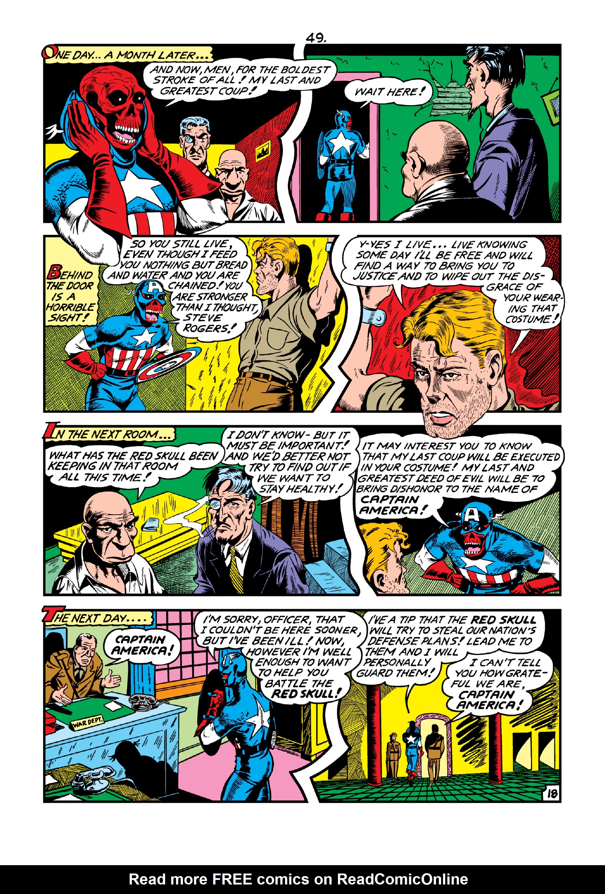 Read online Marvel Masterworks: Golden Age Captain America comic -  Issue # TPB 4 (Part 3) - 56