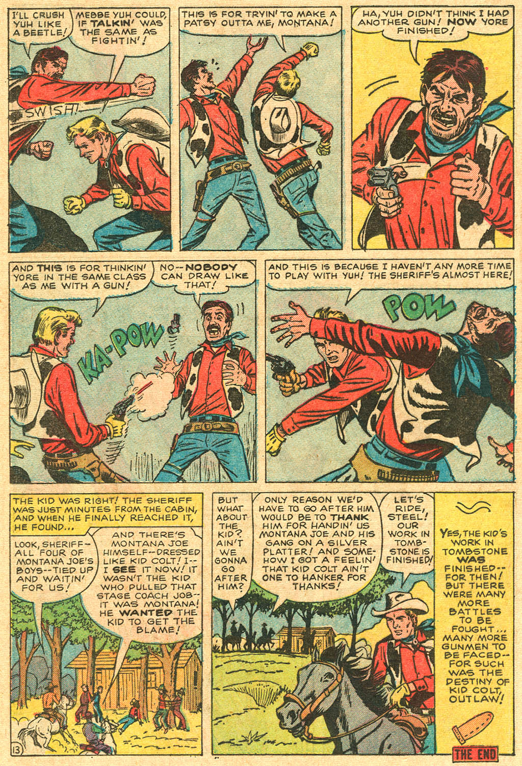 Read online Kid Colt Outlaw comic -  Issue #130 - 52