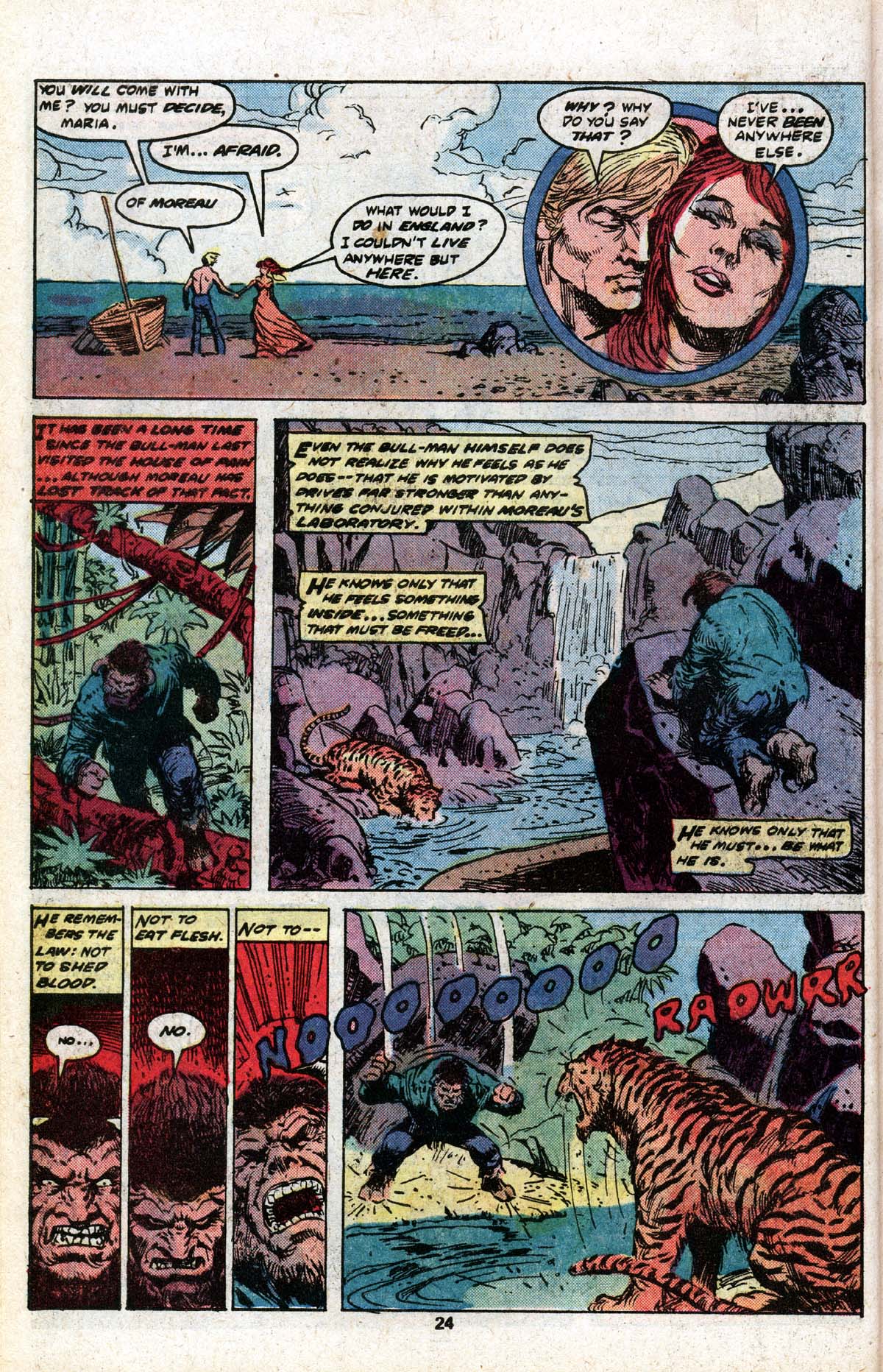 Read online The Island of Dr. Moreau (1977) comic -  Issue # Full - 20