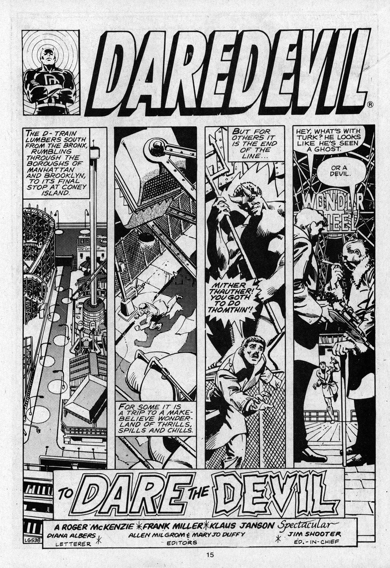 The Daredevils Issue #3 #3 - English 15