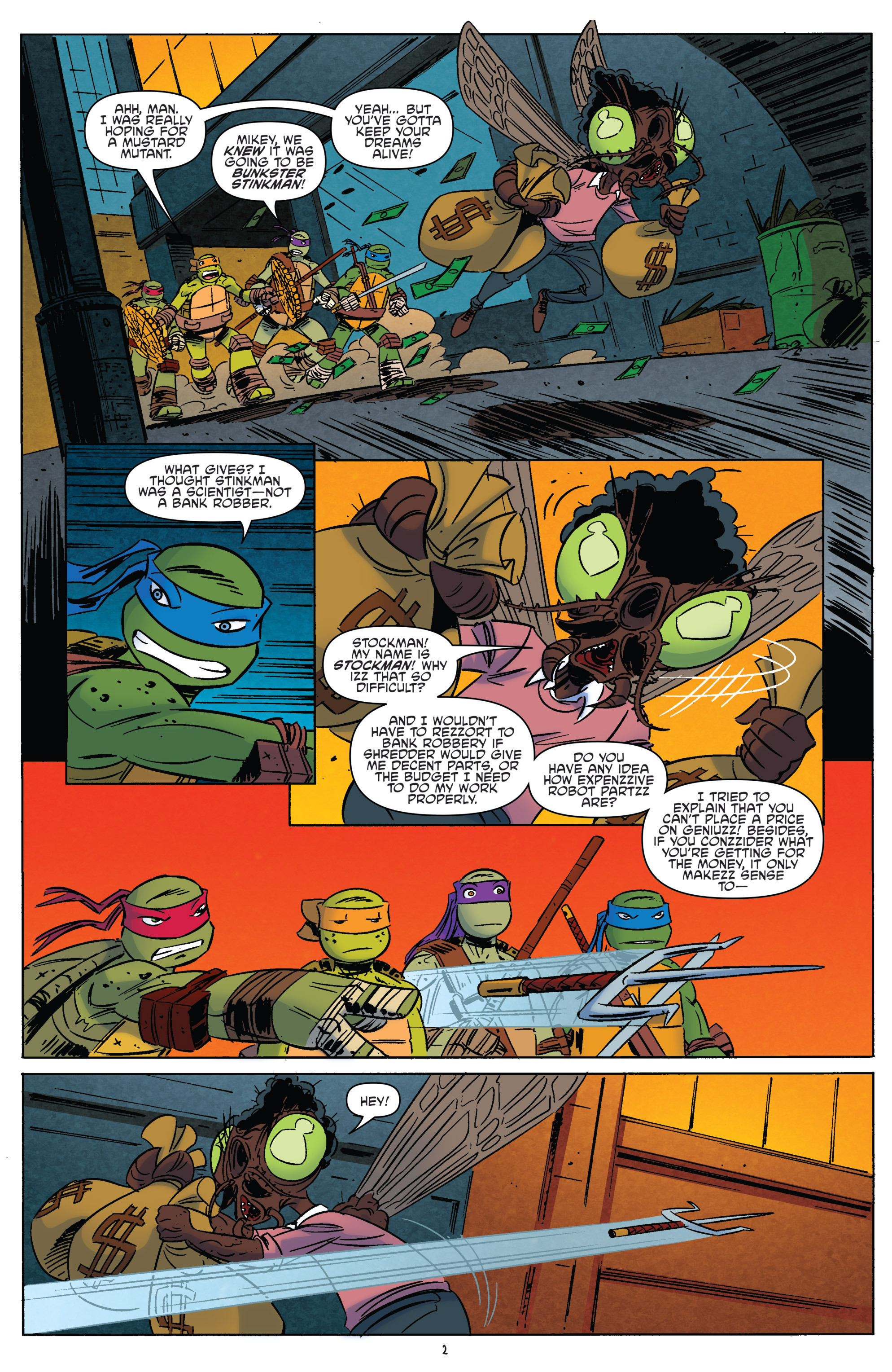 Read online Teenage Mutant Ninja Turtles New Animated Adventures comic -  Issue #21 - 4