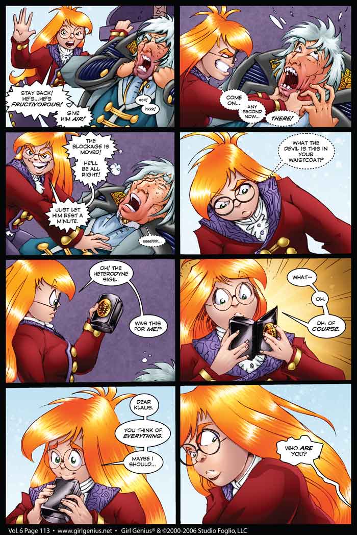 Read online Girl Genius (2002) comic -  Issue #6 - 114