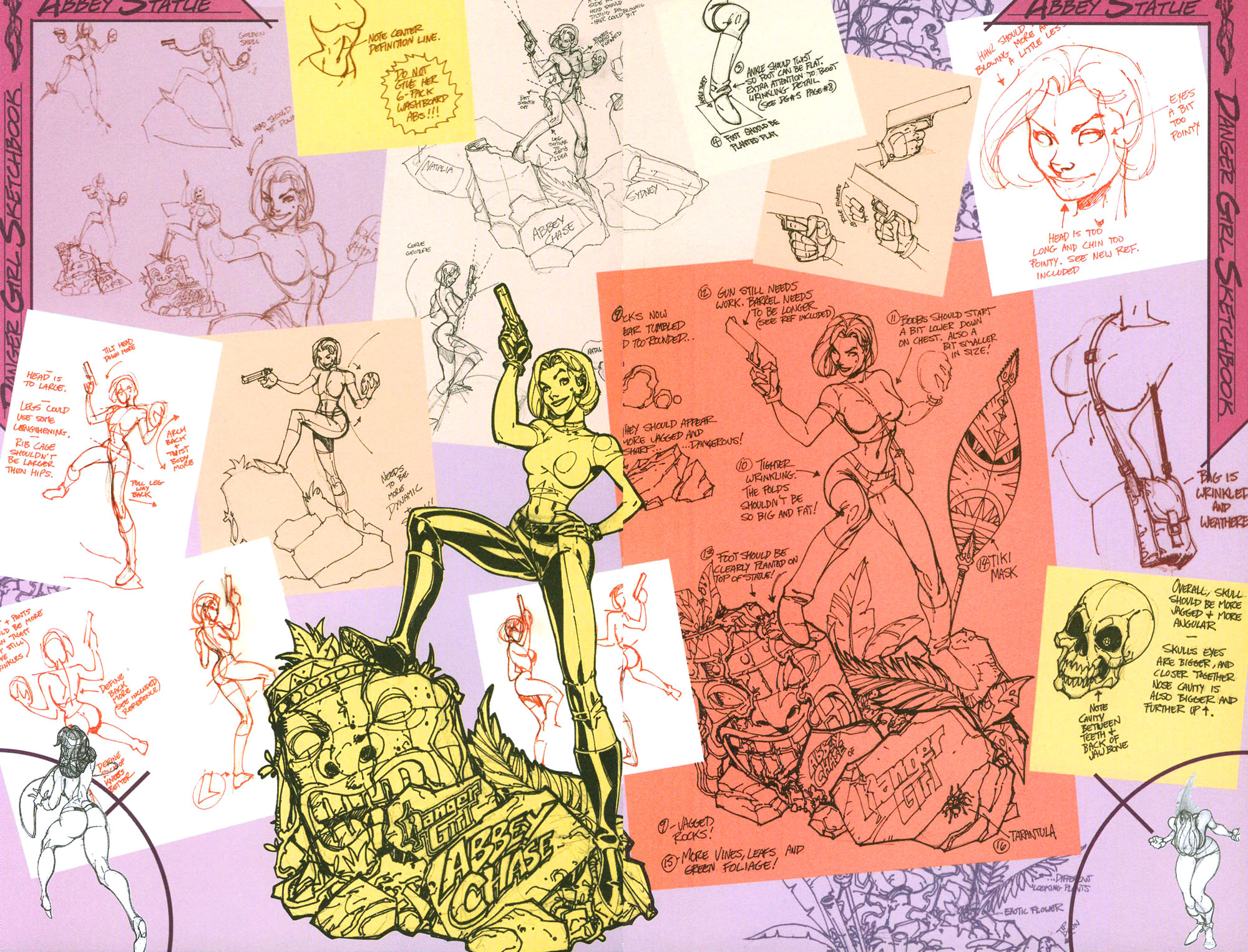 Read online J. Scott Campbell's Danger Girl Sketchbook comic -  Issue # Full - 20
