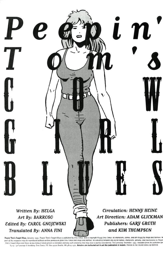 Read online Peepin' Tom's Cowgirl Blues comic -  Issue # Full - 2
