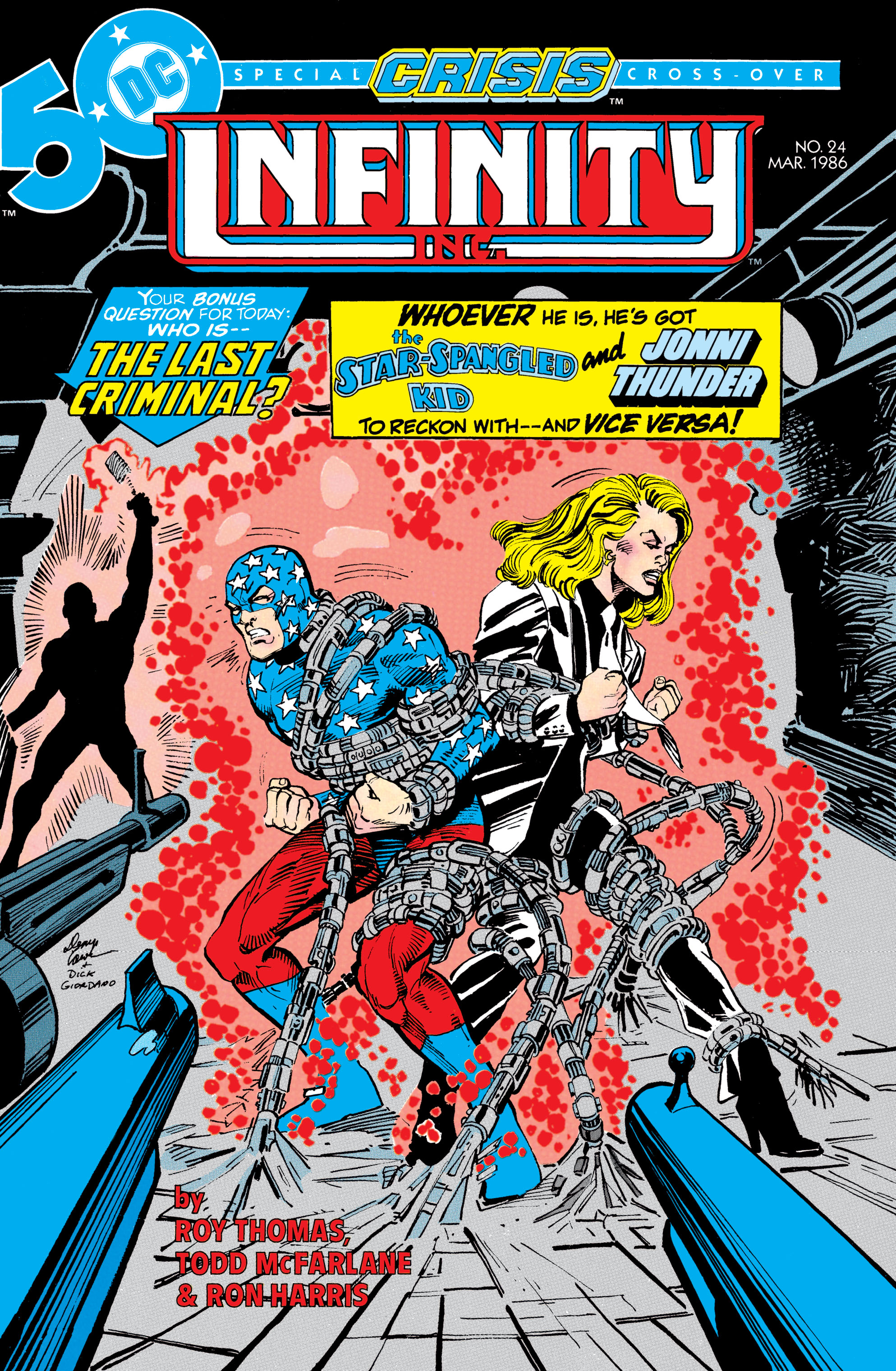 Read online Infinity Inc. (1984) comic -  Issue #24 - 1