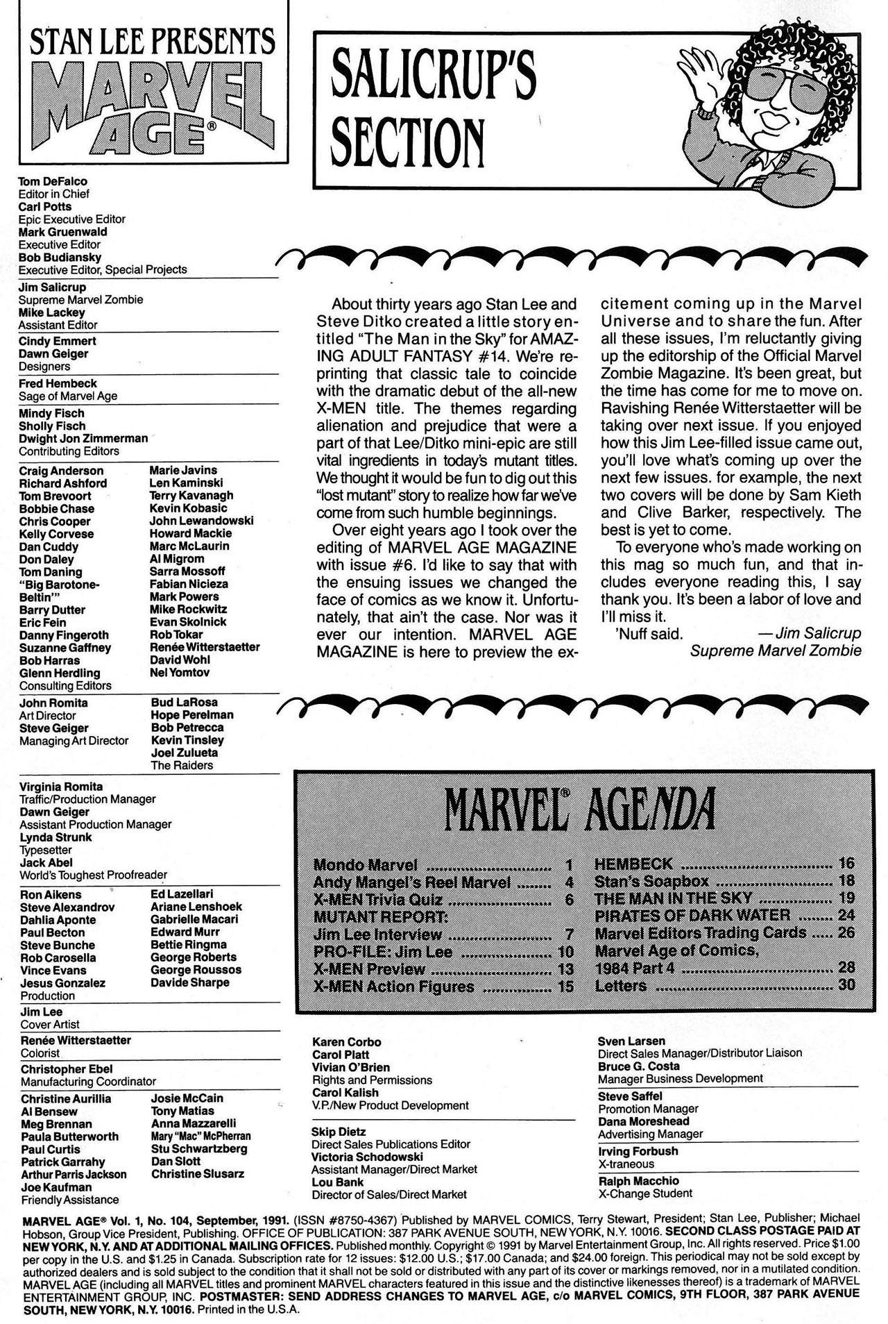 Read online Marvel Age comic -  Issue #104 - 2