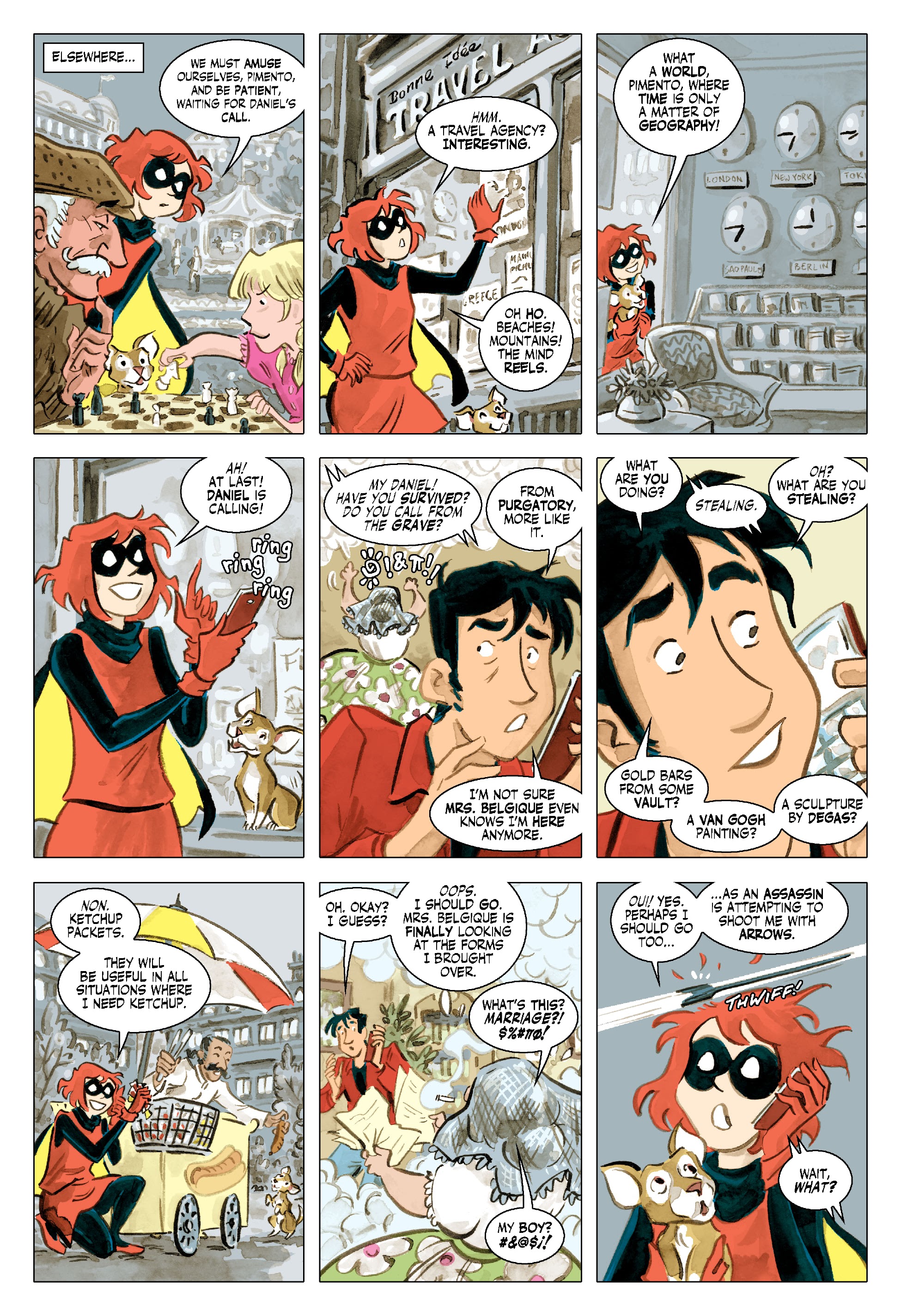 Read online Bandette (2012) comic -  Issue #21 - 17