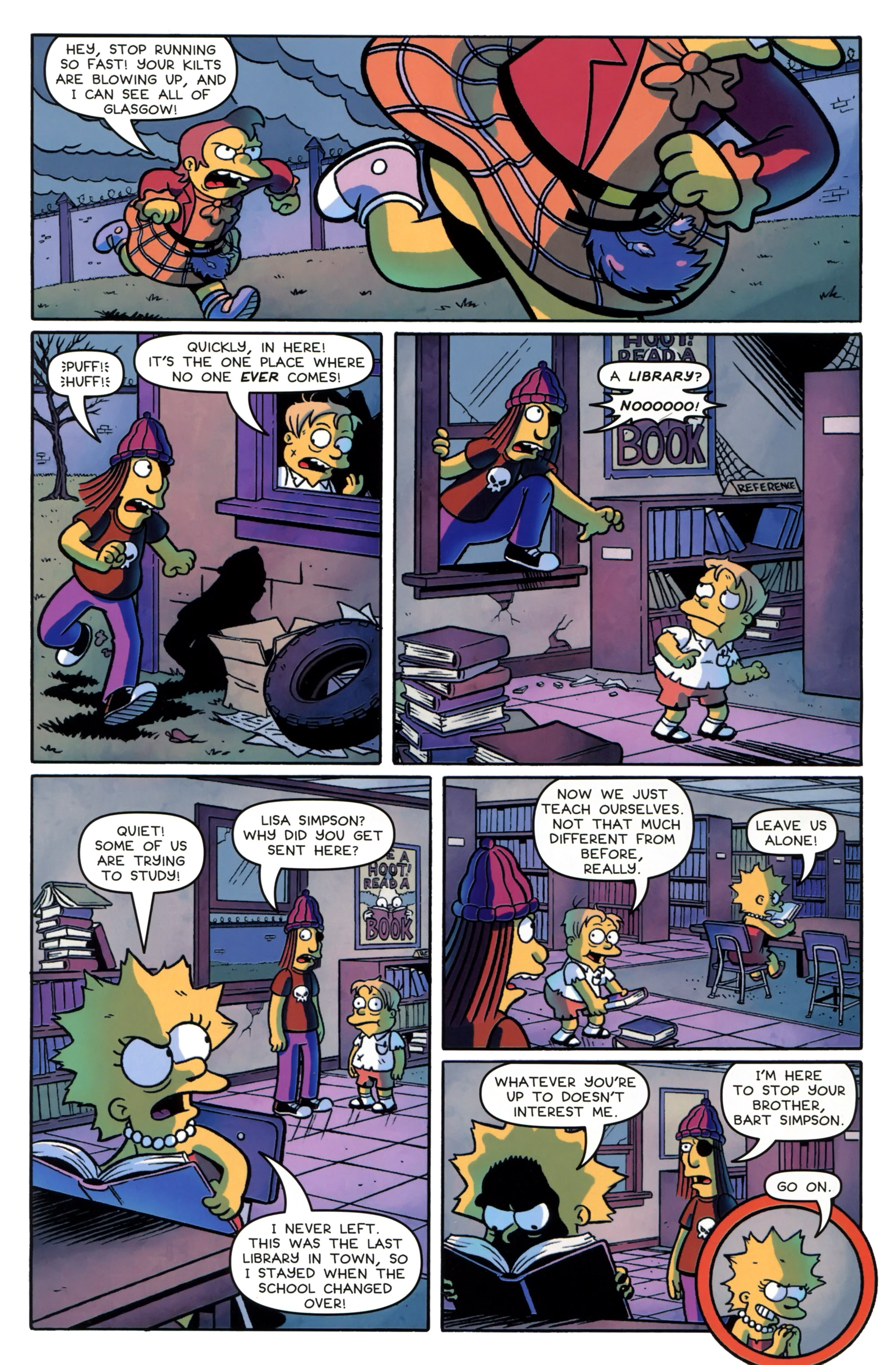 Read online Simpsons One-Shot Wonders: Jimbo comic -  Issue # Full - 9