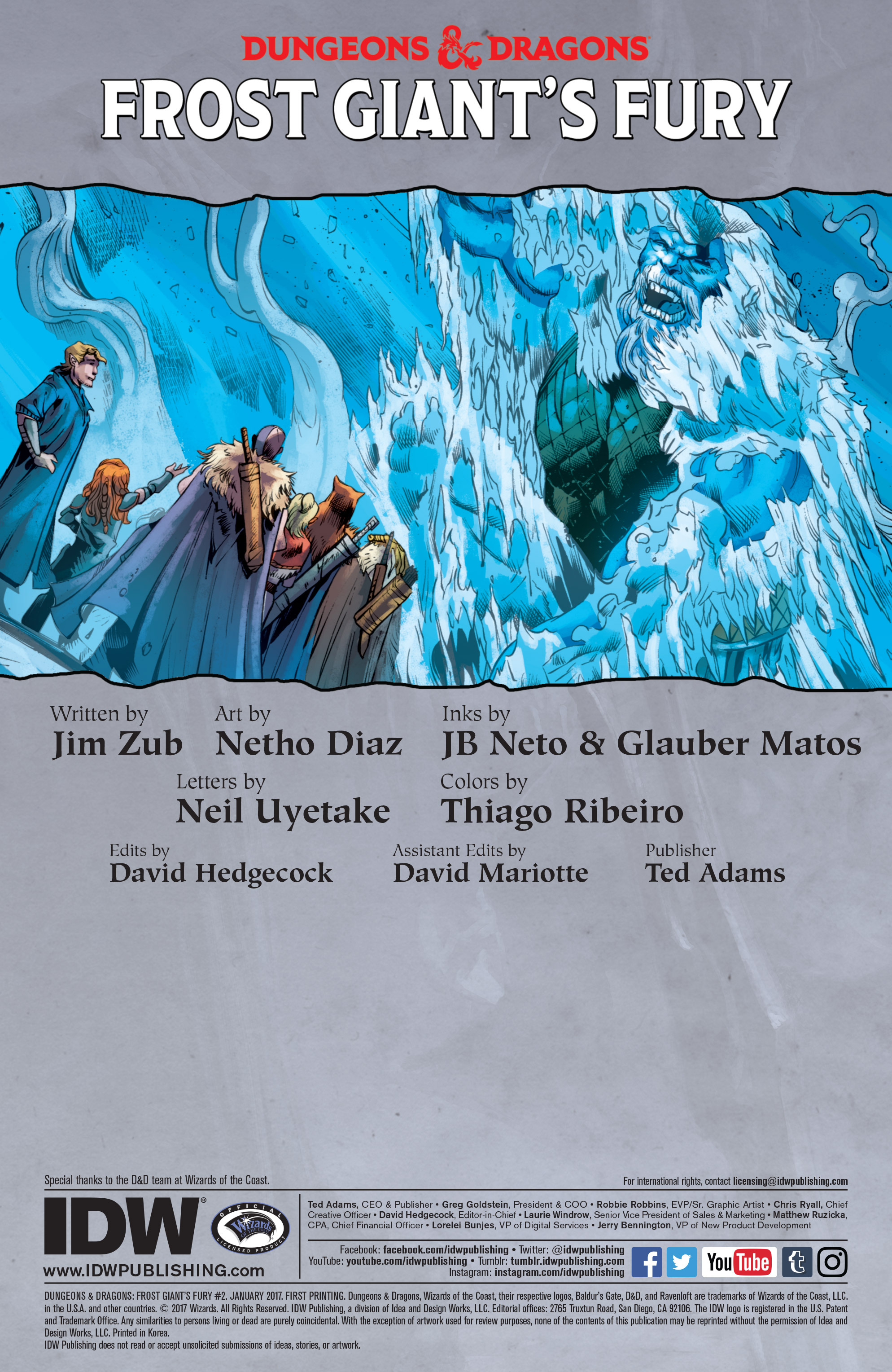 Read online Dungeons & Dragons: Frost Giant's Fury comic -  Issue #2 - 2