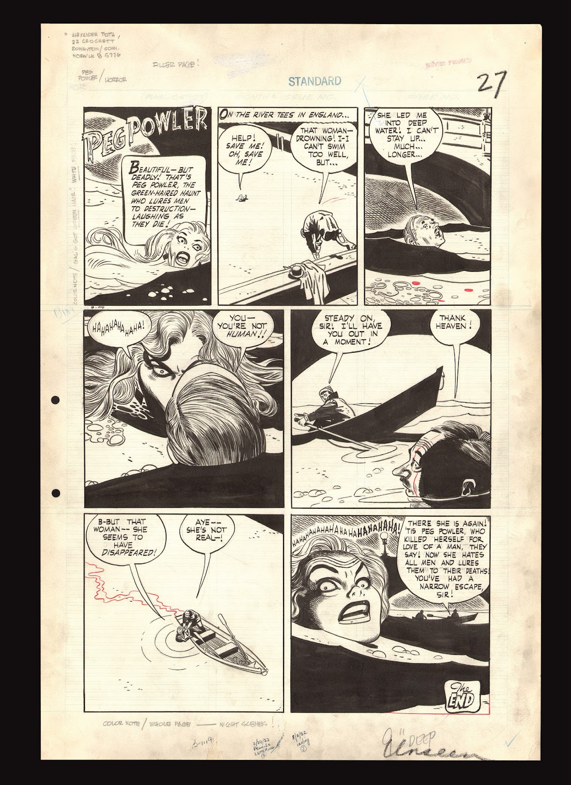 Read online Setting the Standard: Comics by Alex Toth 1952-1954 comic -  Issue # TPB (Part 2) - 18