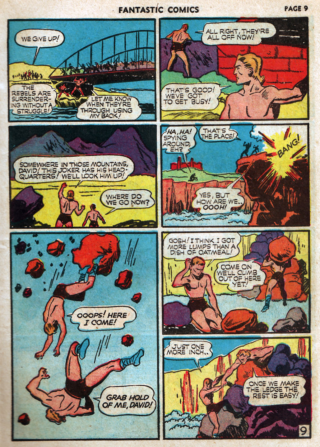 Read online Fantastic Comics comic -  Issue #17 - 11