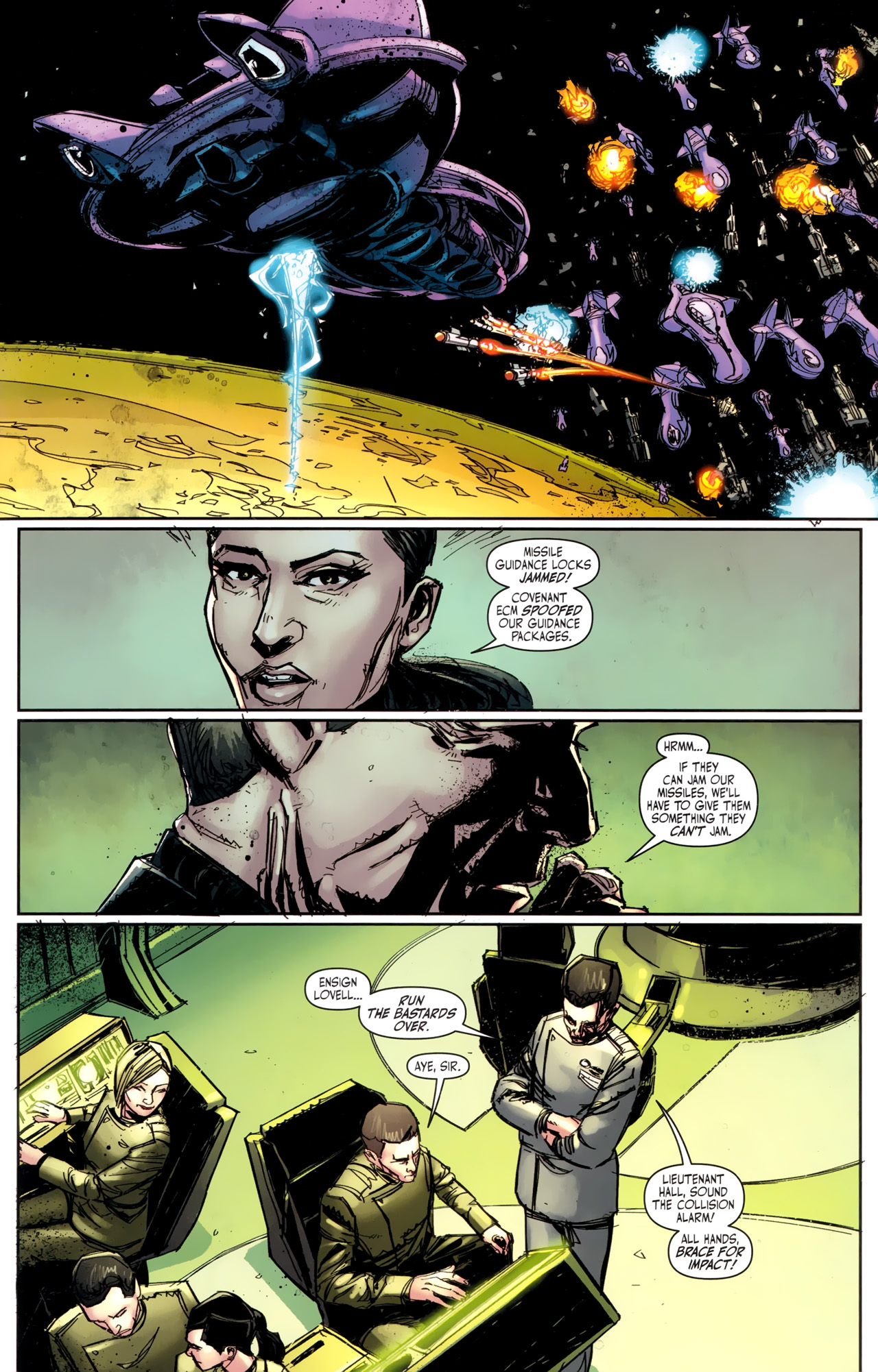 Read online Halo: Fall Of Reach - Covenant comic -  Issue #3 - 16
