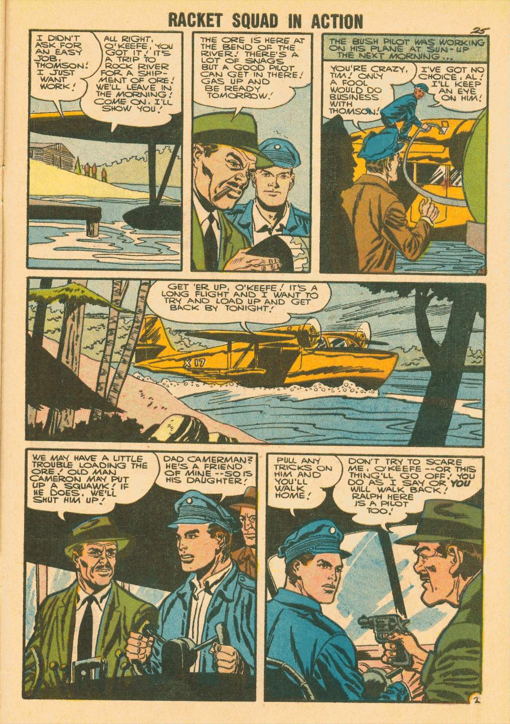 Read online Racket Squad in Action comic -  Issue #27 - 27