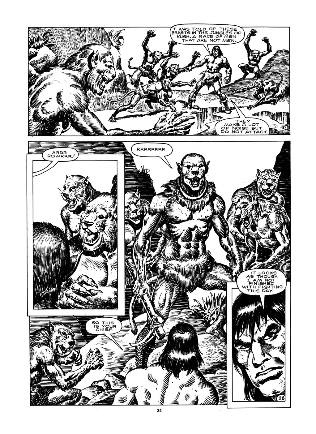 Read online The Savage Sword Of Conan comic -  Issue #151 - 32
