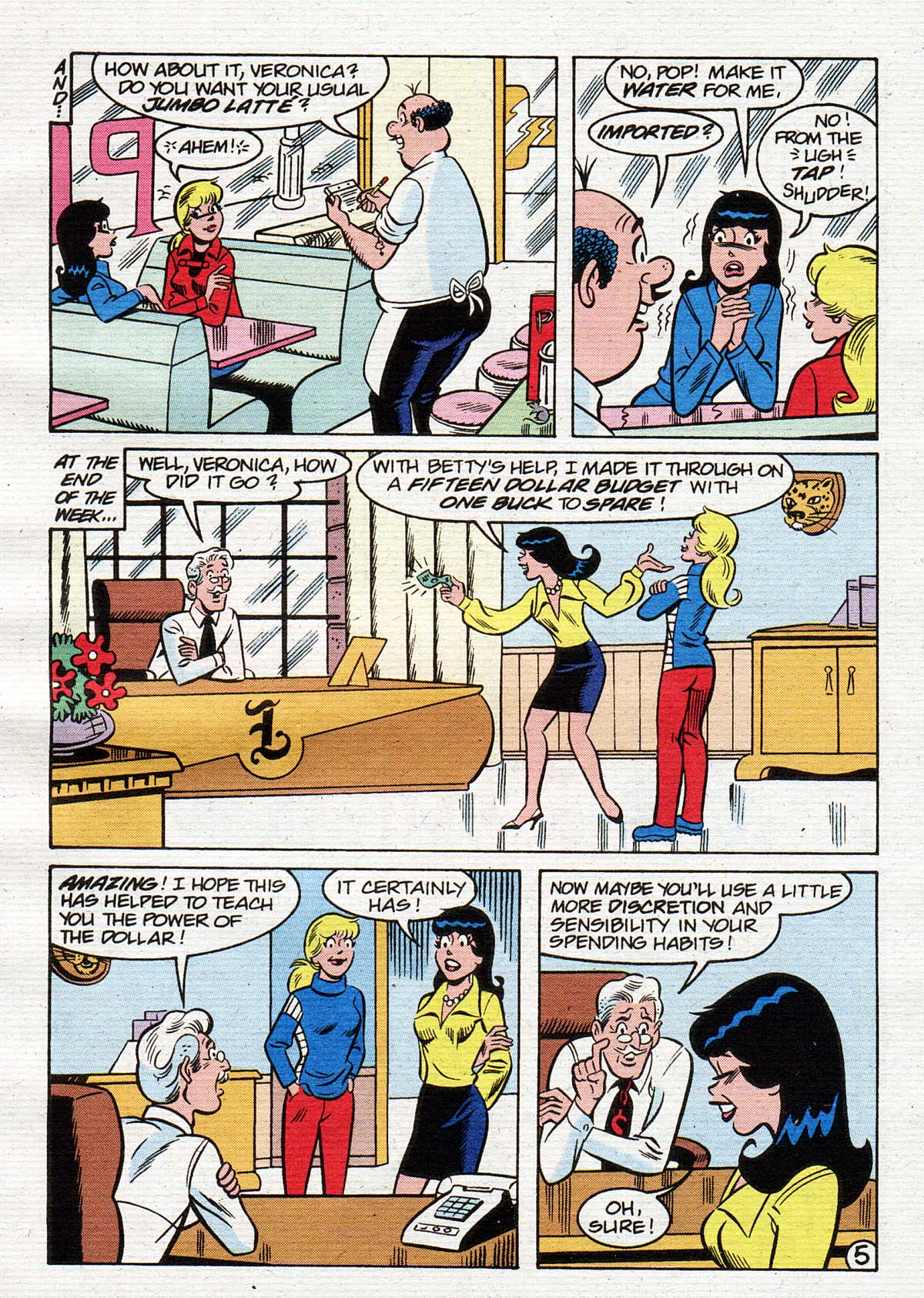 Read online Betty and Veronica Digest Magazine comic -  Issue #143 - 6