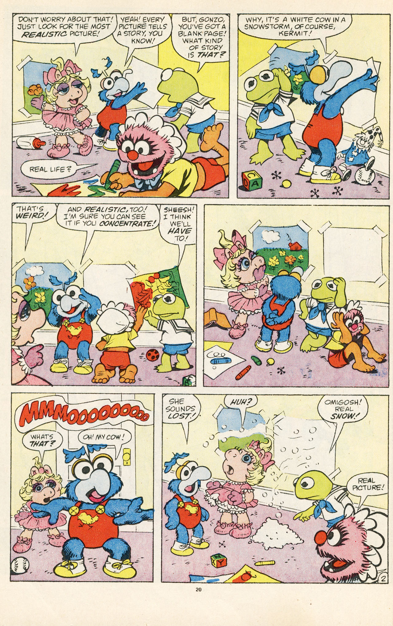 Read online Muppet Babies comic -  Issue #20 - 21