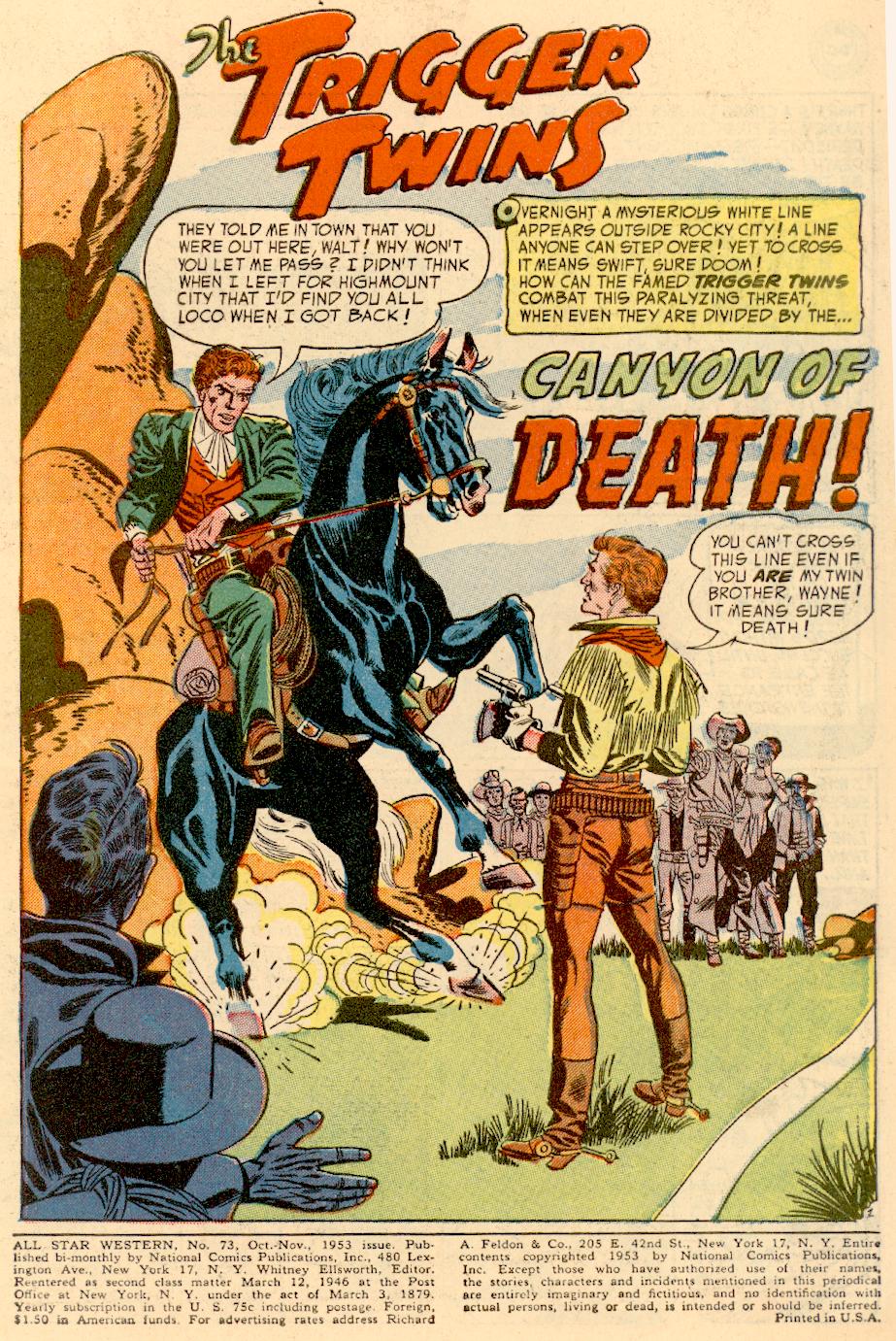 Read online All-Star Western (1951) comic -  Issue #73 - 3