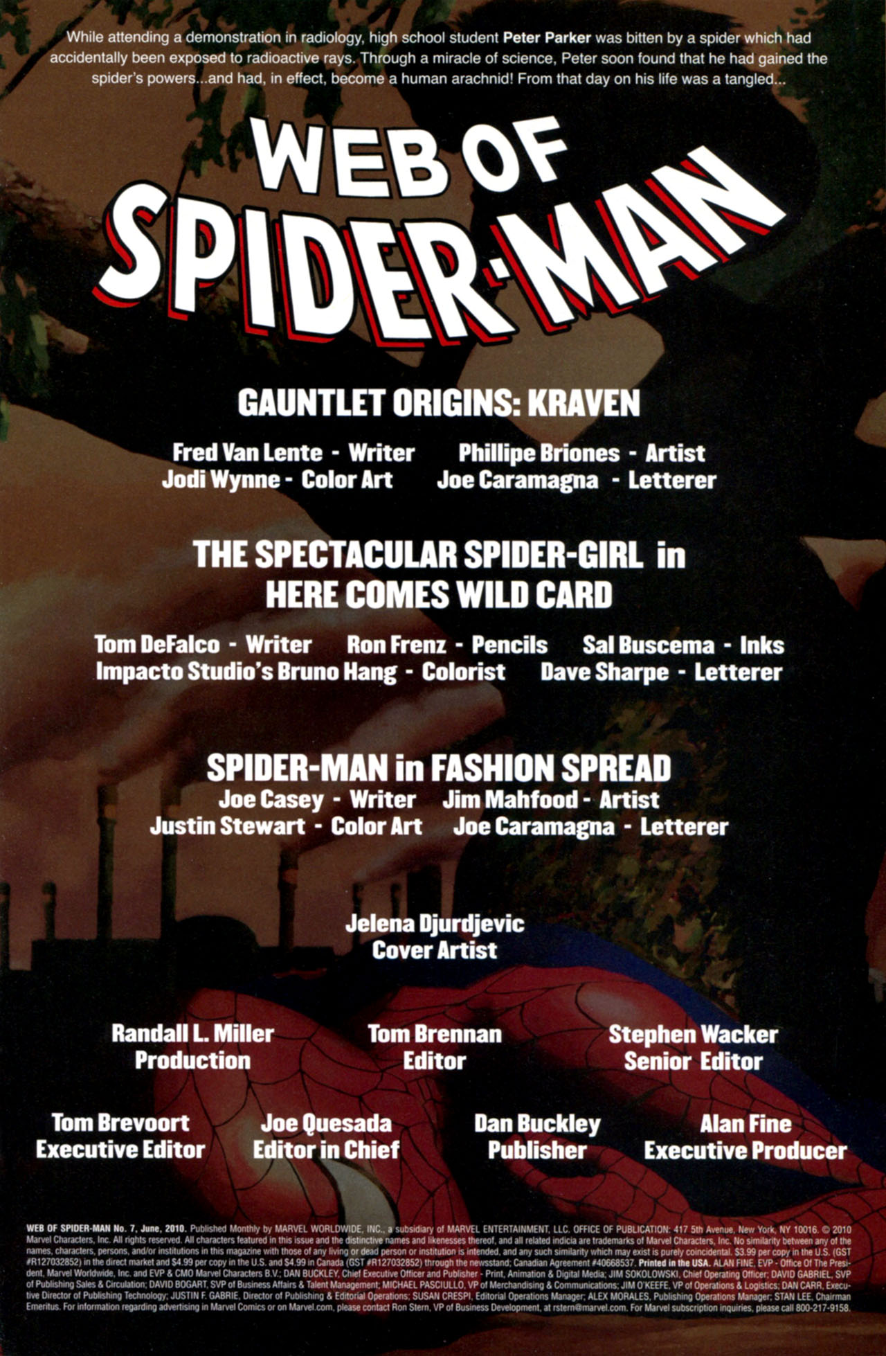 Read online Web of Spider-Man (2009) comic -  Issue #7 - 2