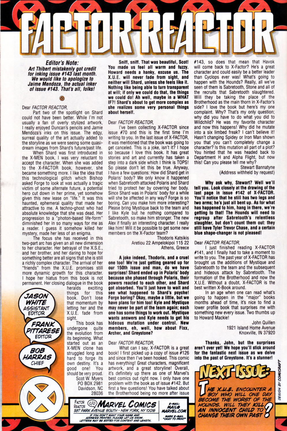 Read online X-Factor (1986) comic -  Issue #144 - 23