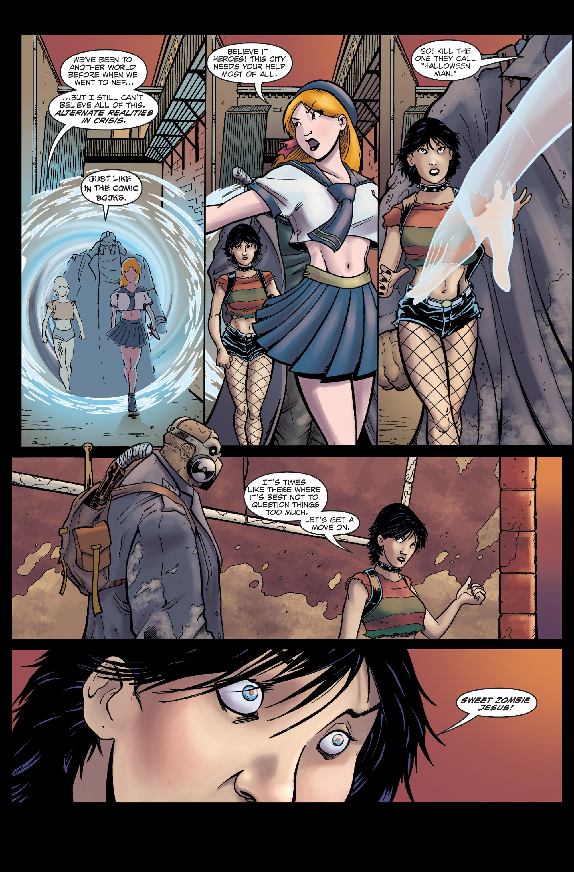 Read online Hack/Slash vs. Halloween Man Special comic -  Issue # Full - 8