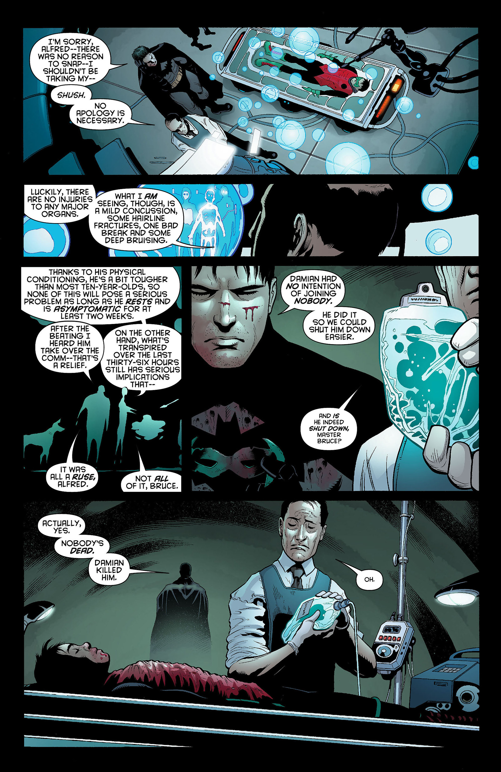 Read online Batman and Robin (2011) comic -  Issue #8 - 9