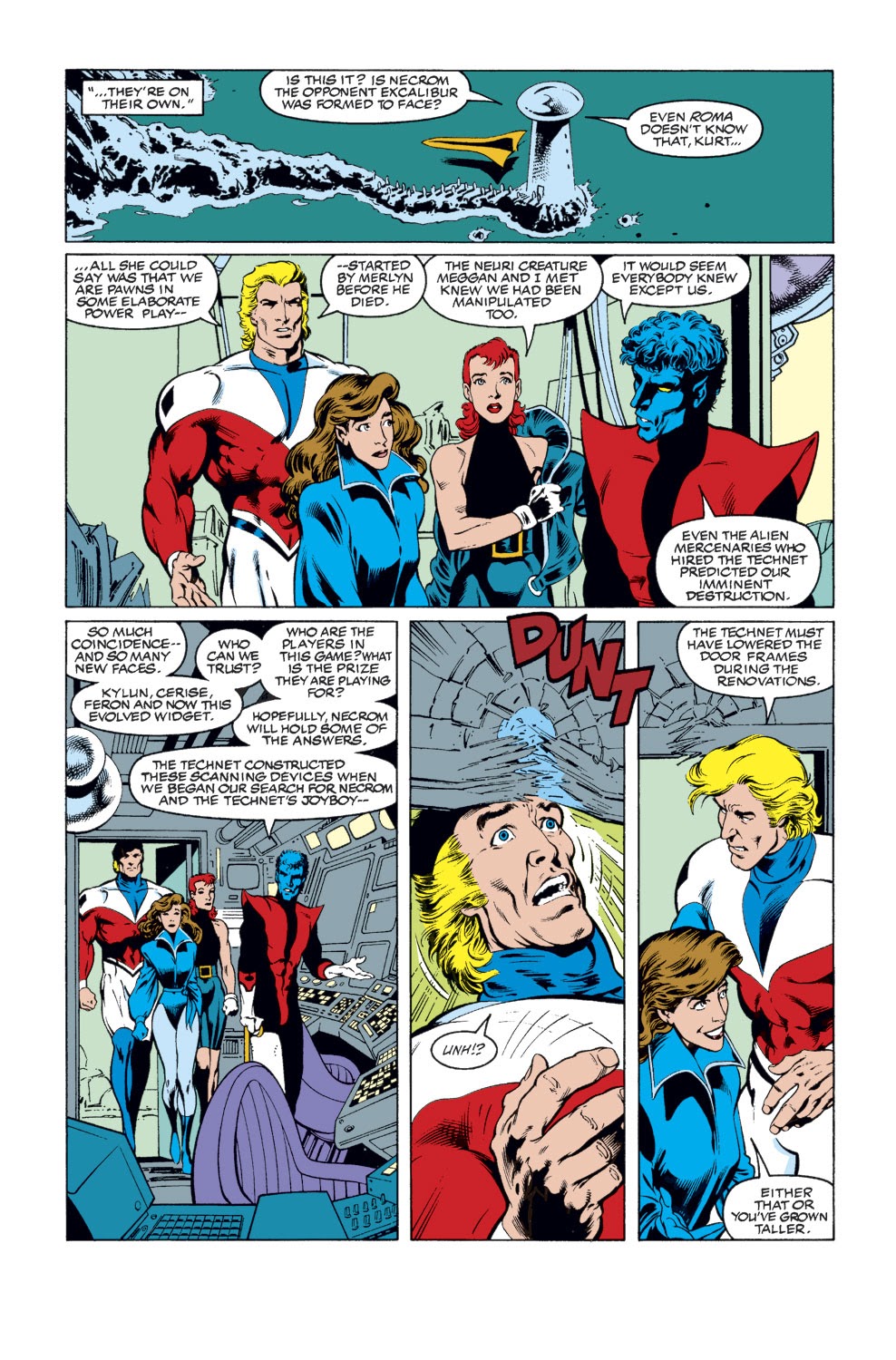 Read online Excalibur (1988) comic -  Issue #49 - 12