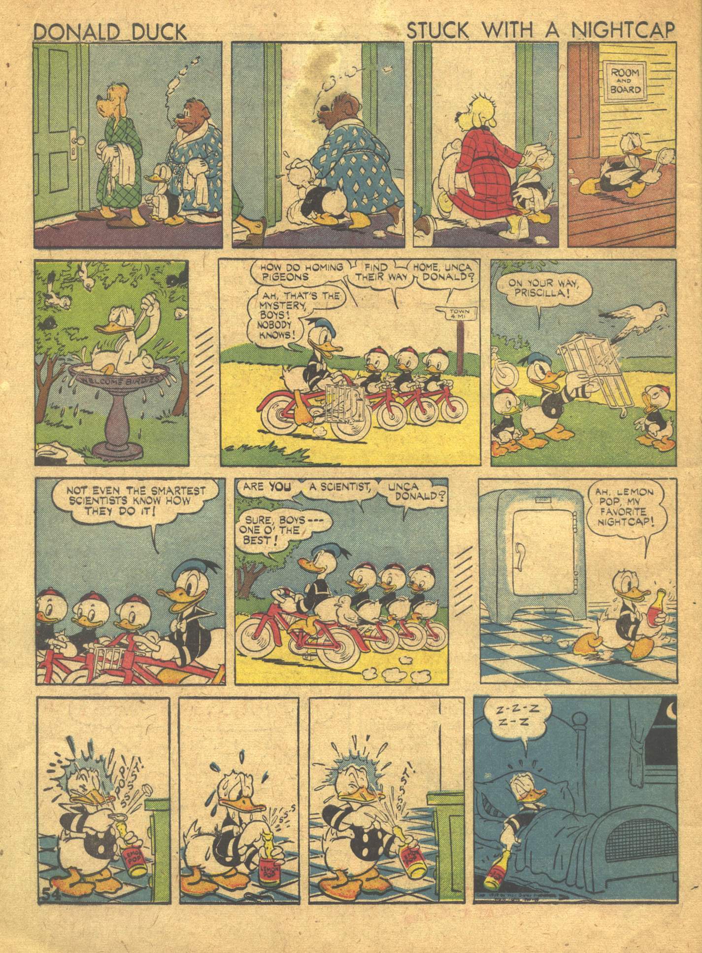 Read online Walt Disney's Comics and Stories comic -  Issue #13 - 56