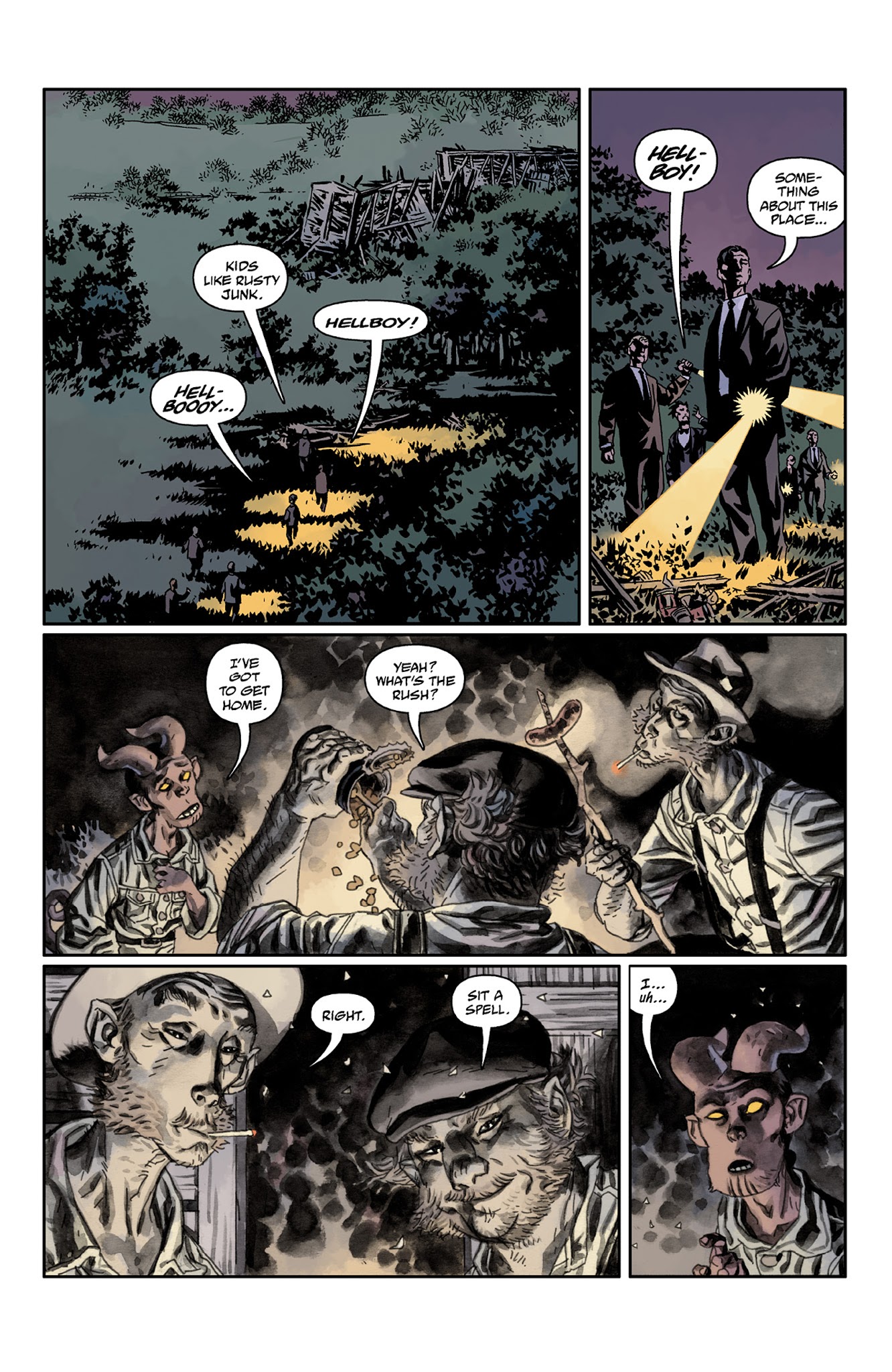 Read online Hellboy: The Midnight Circus comic -  Issue # TPB - 50