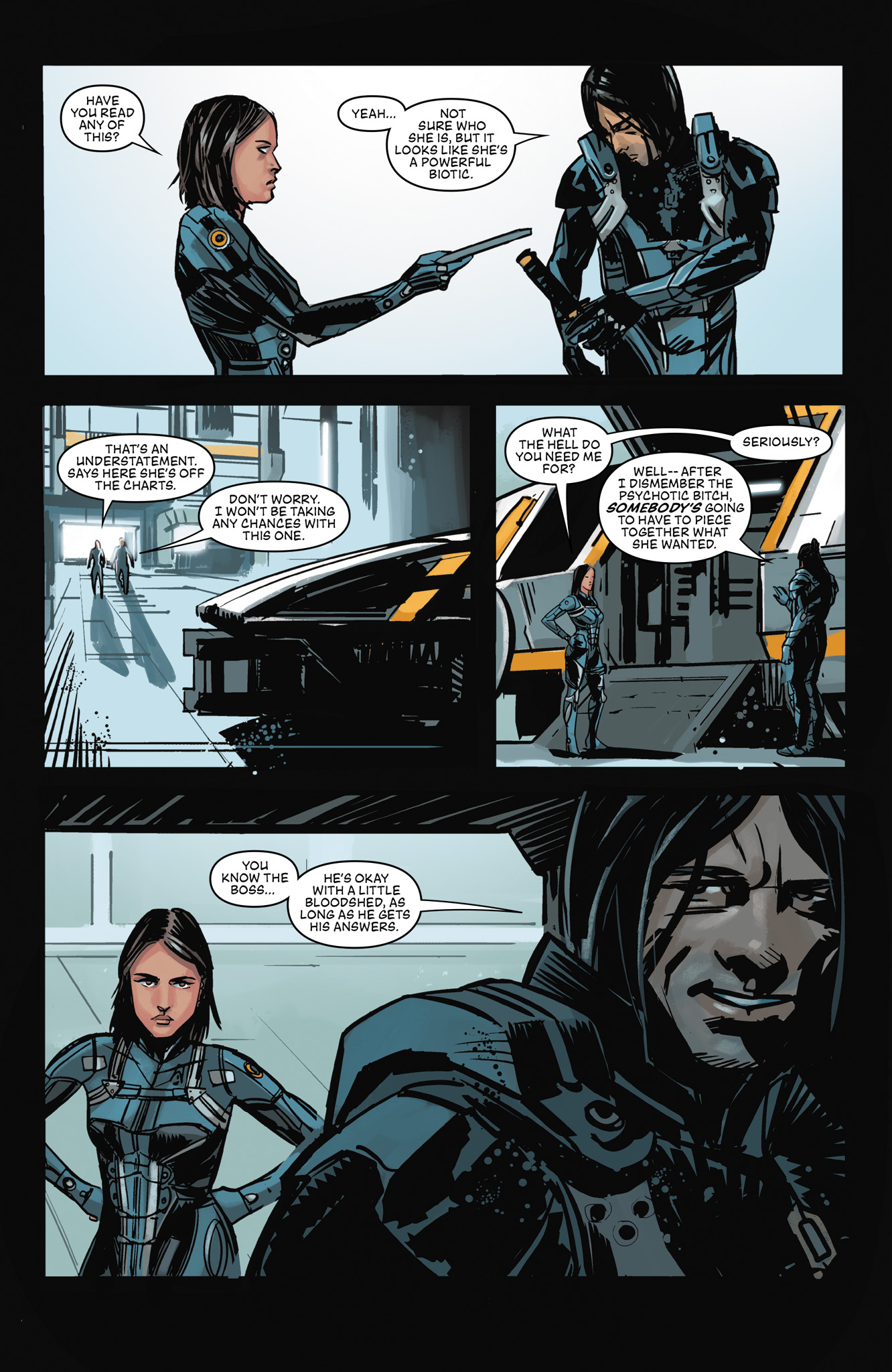 Read online Mass Effect: Foundation comic -  Issue #7 - 9