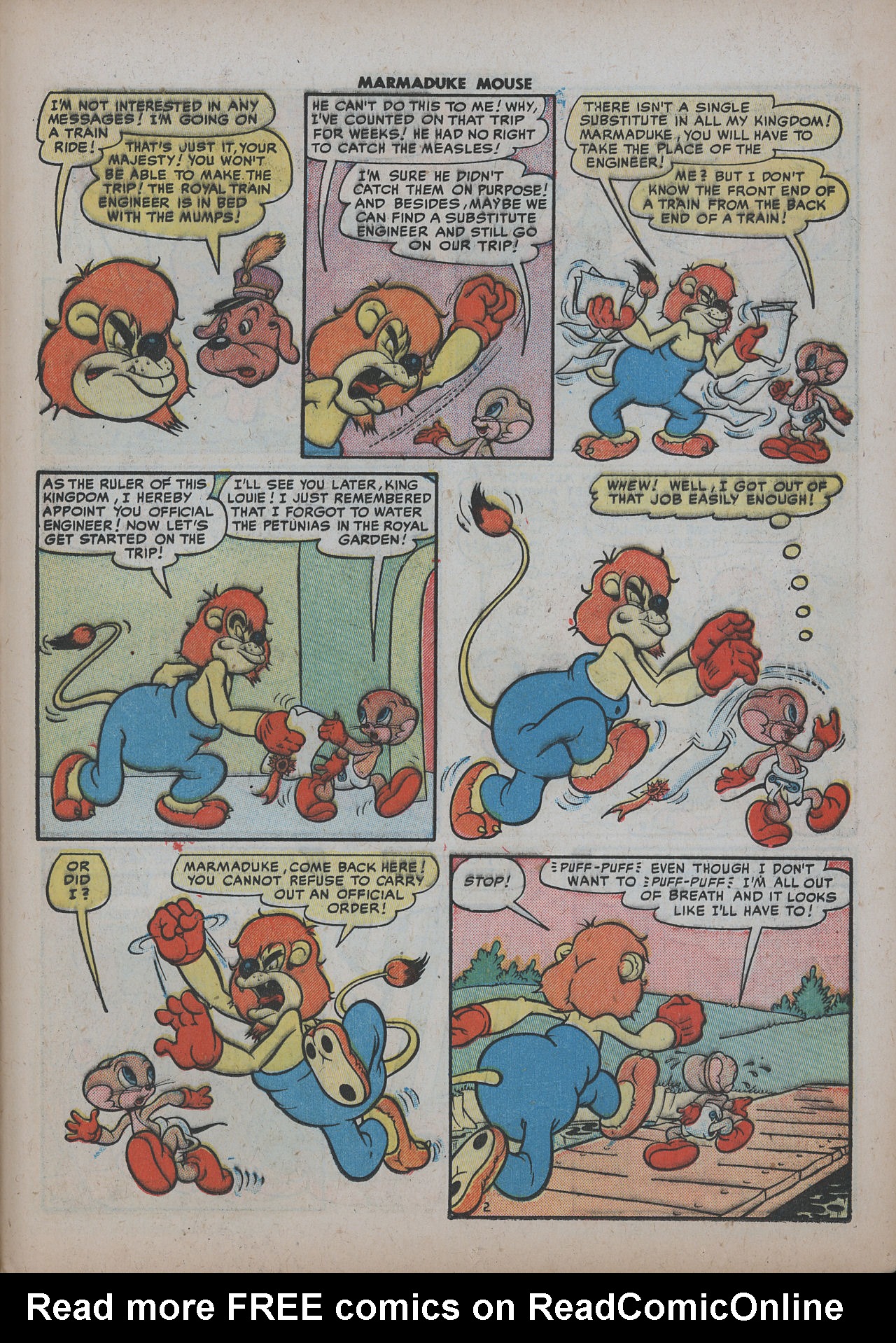 Read online Marmaduke Mouse comic -  Issue #23 - 33