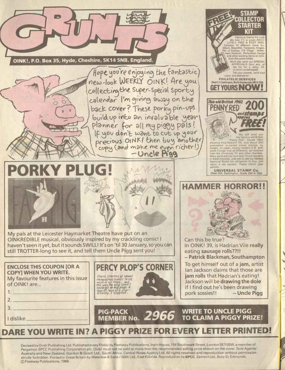 Read online Oink! comic -  Issue #46 - 2