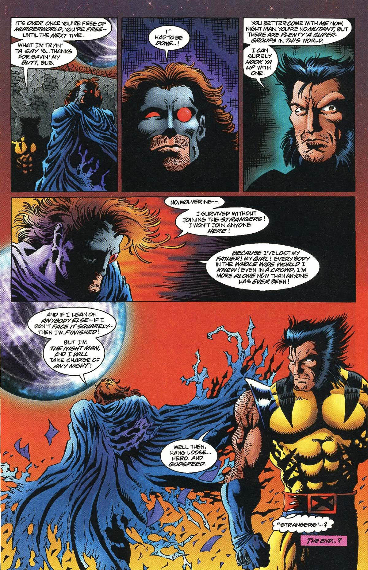 Read online The Night Man Vs. Wolverine comic -  Issue # Full - 30