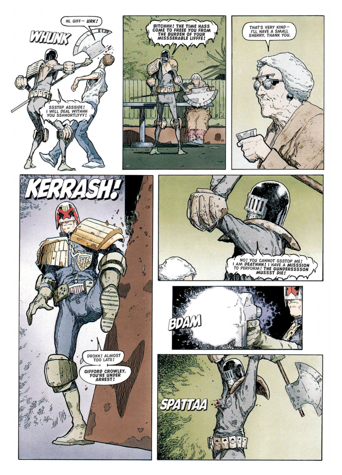 Read online Judge Dredd Megazine (Vol. 5) comic -  Issue #355 - 123