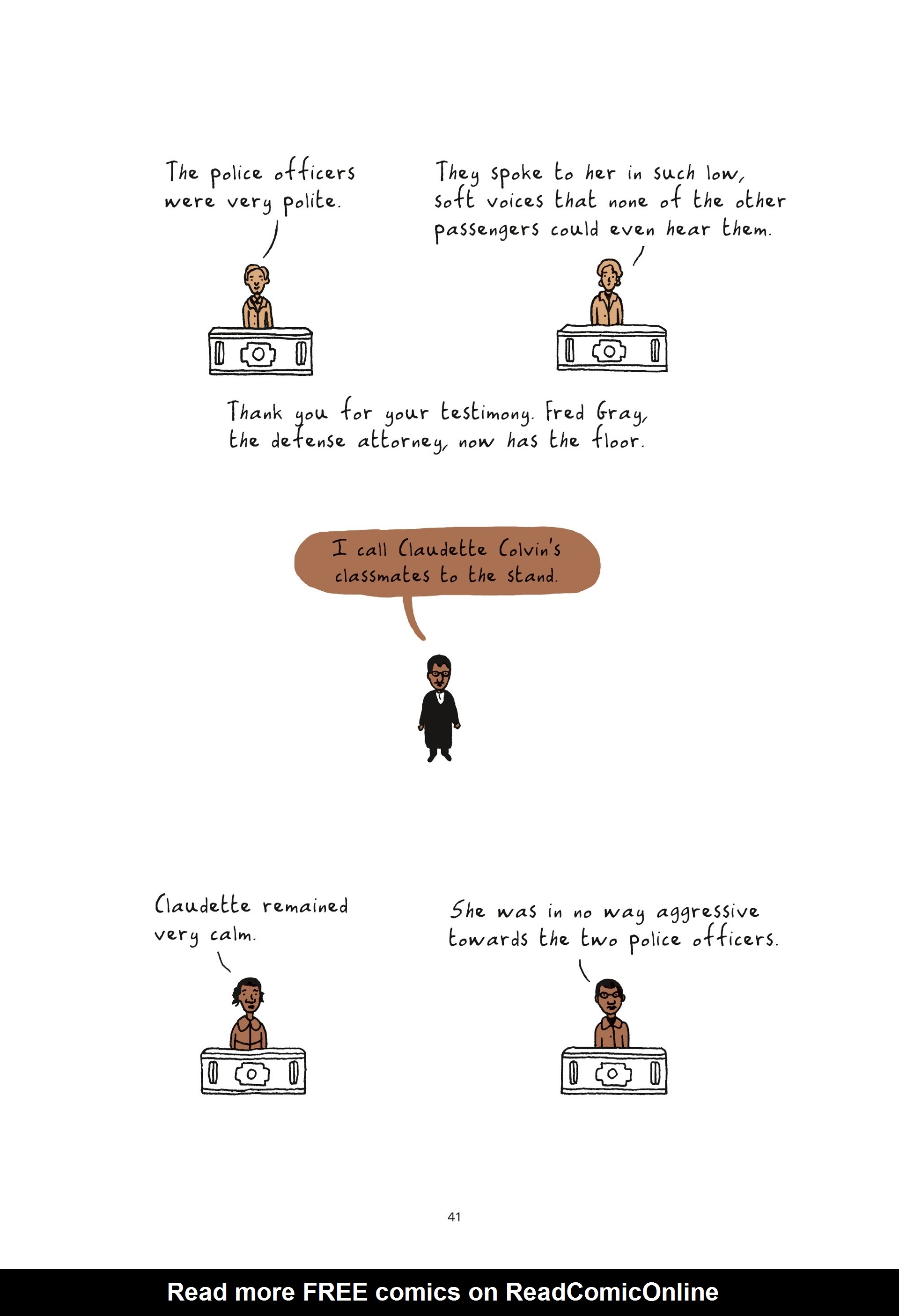 Read online Colored: The Unsung Life of Claudette Colvin comic -  Issue # TPB - 41