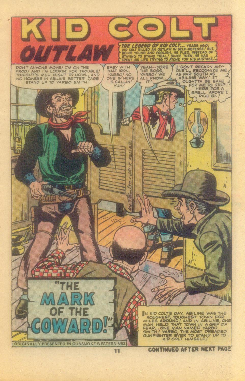 Read online Kid Colt Outlaw comic -  Issue #209 - 13