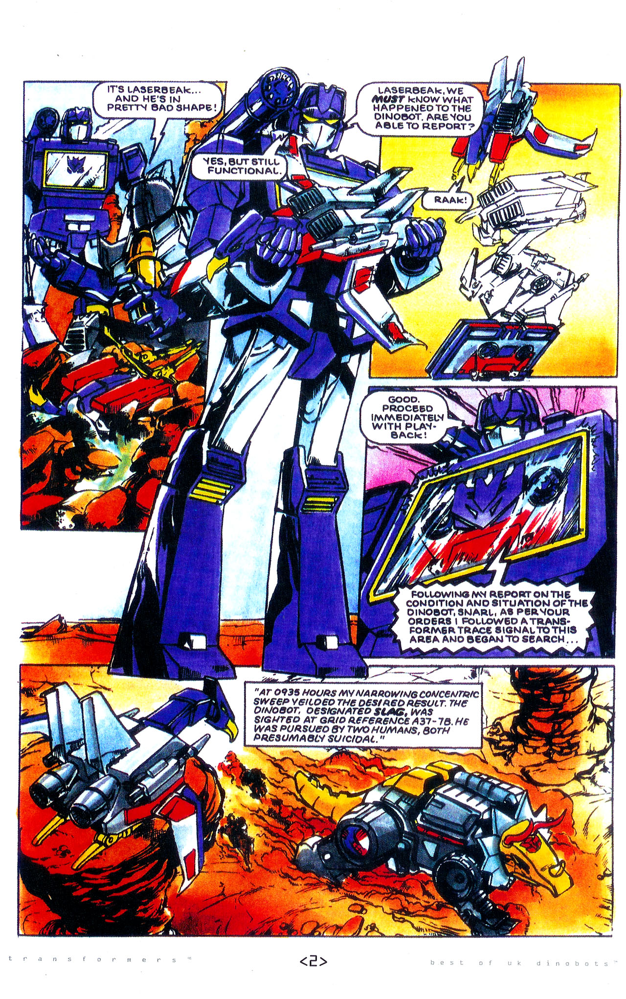 Read online The Transformers: Best of UK: Dinobots comic -  Issue #3 - 5